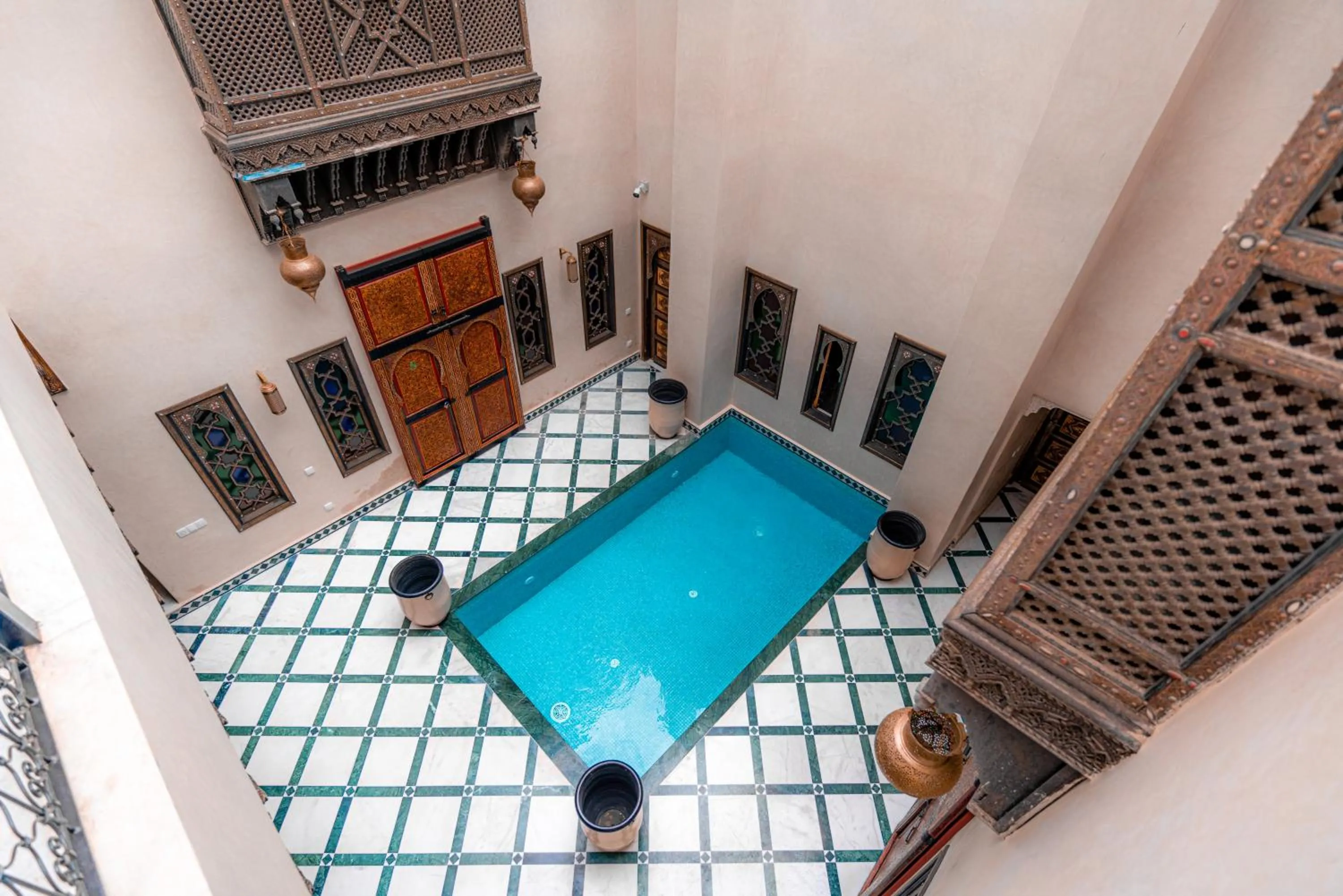 Living room in Riad Deluxe