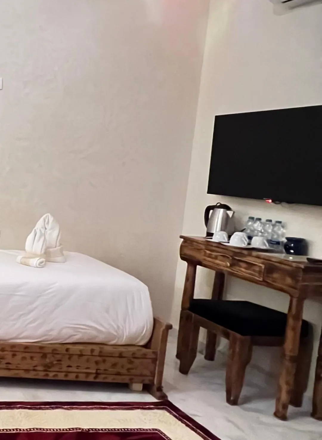 Bed in Riad Deluxe