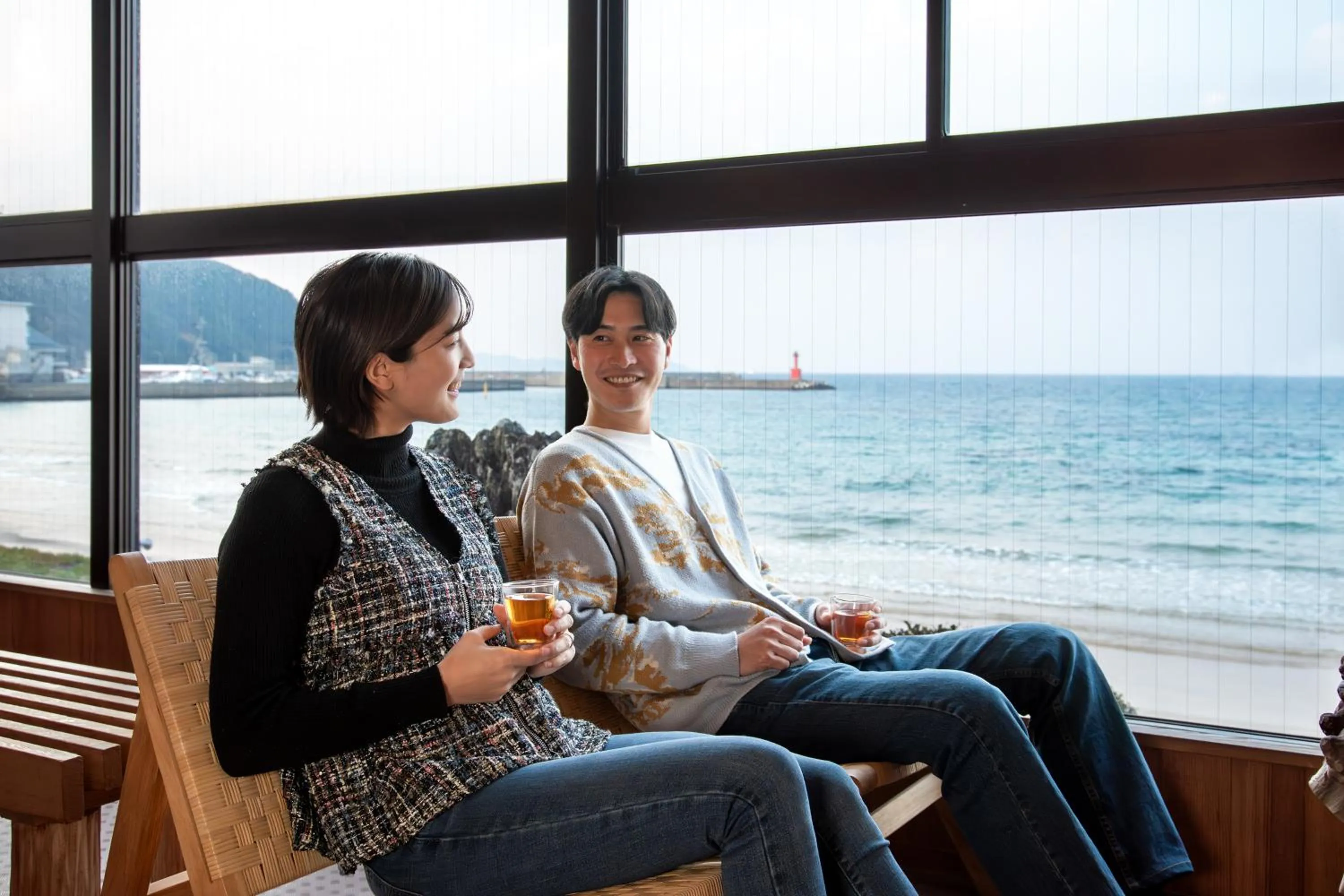 Lobby or reception in Genkai Ryokan