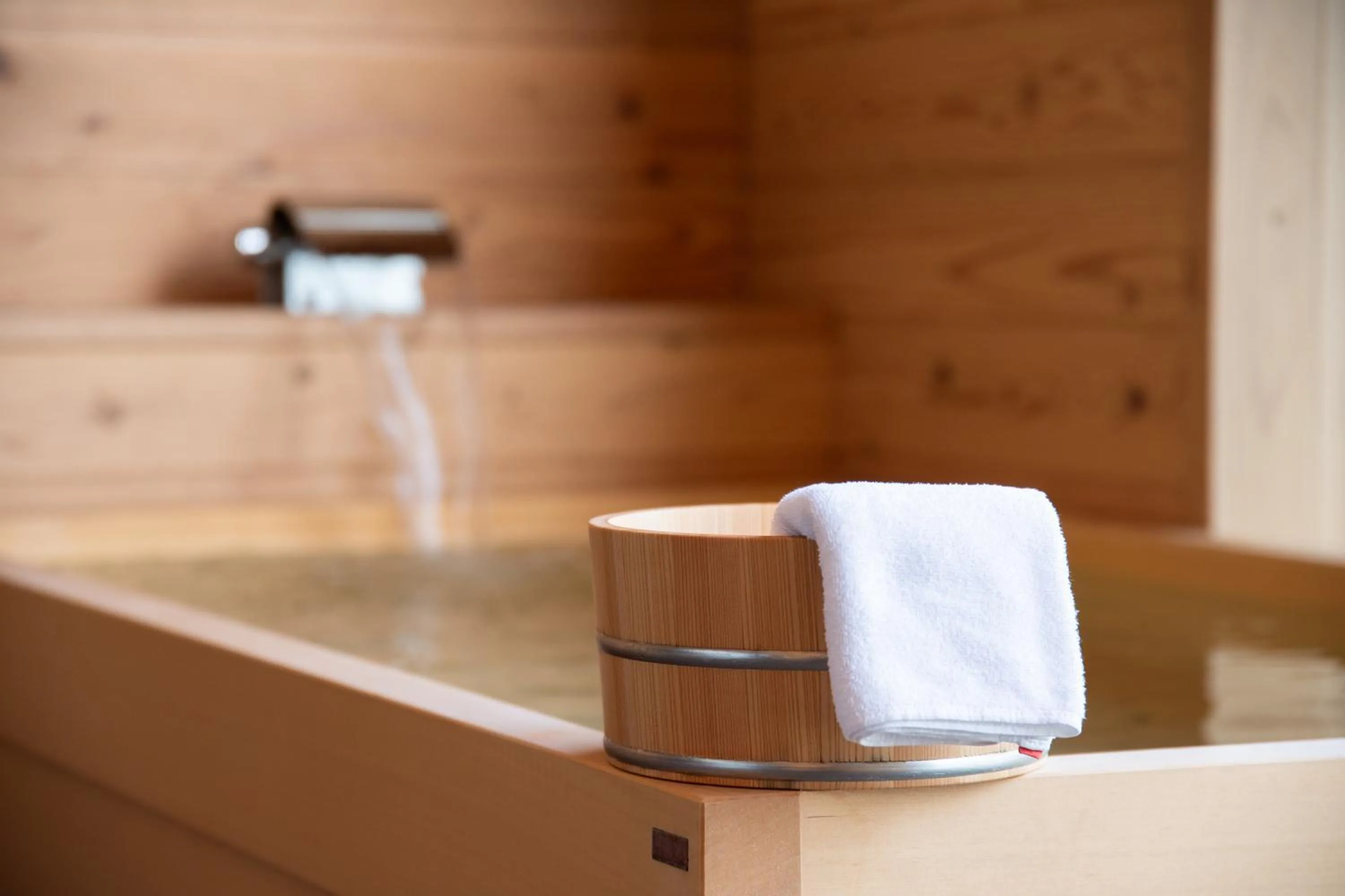 Hot Spring Bath in Genkai Ryokan