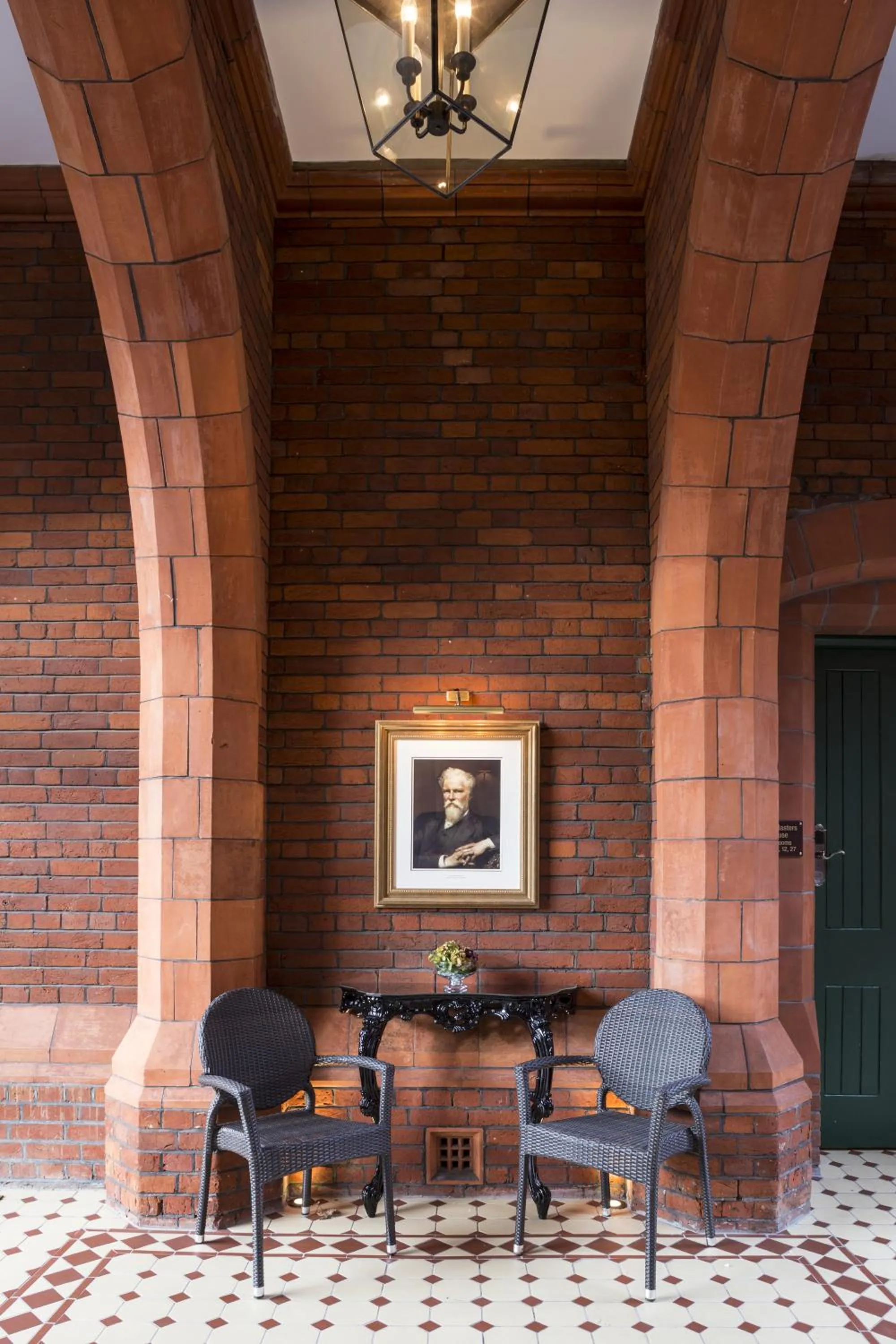 Decorative detail in St Paul's Hotel