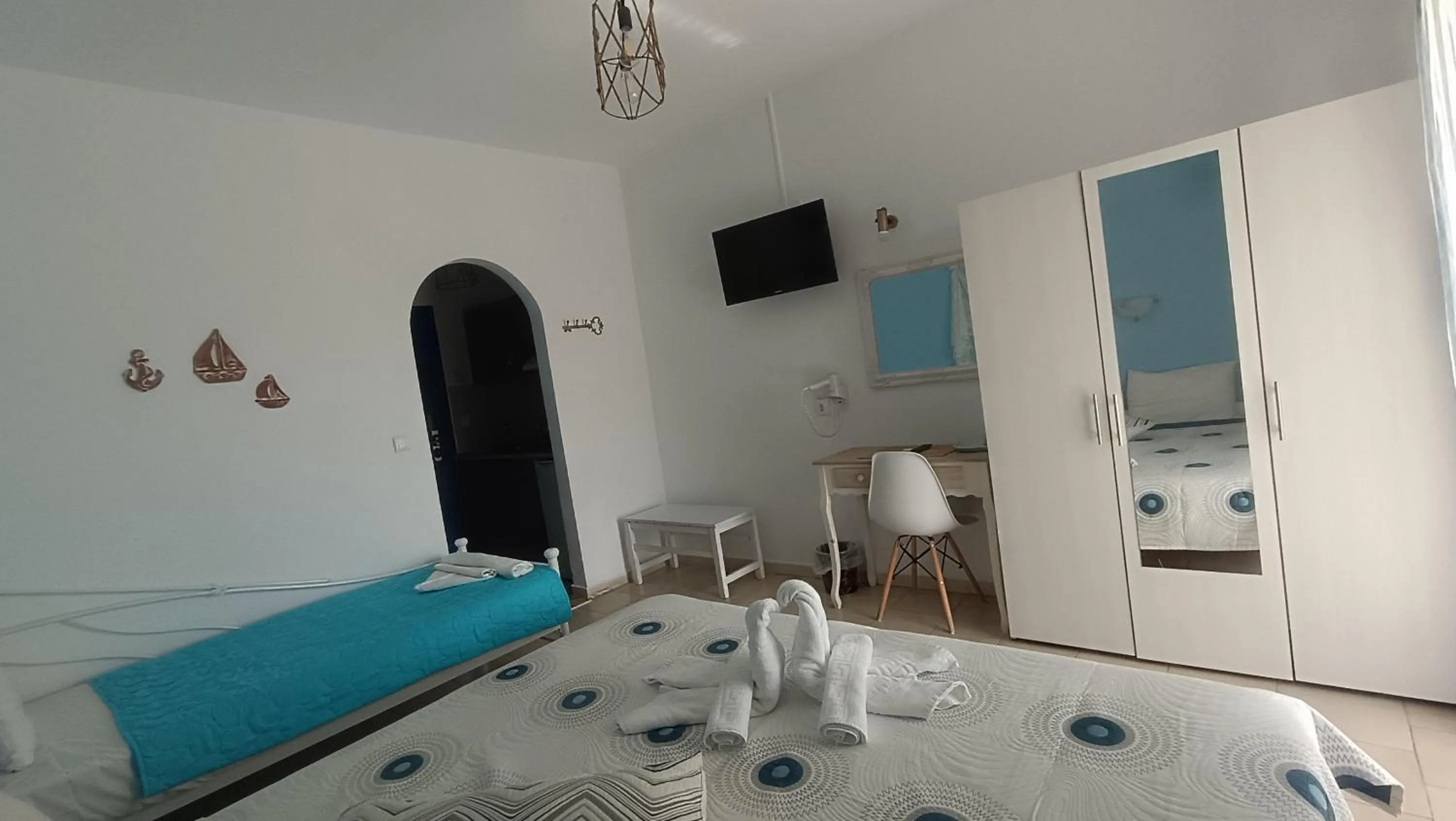 Bed in Aelia Studios