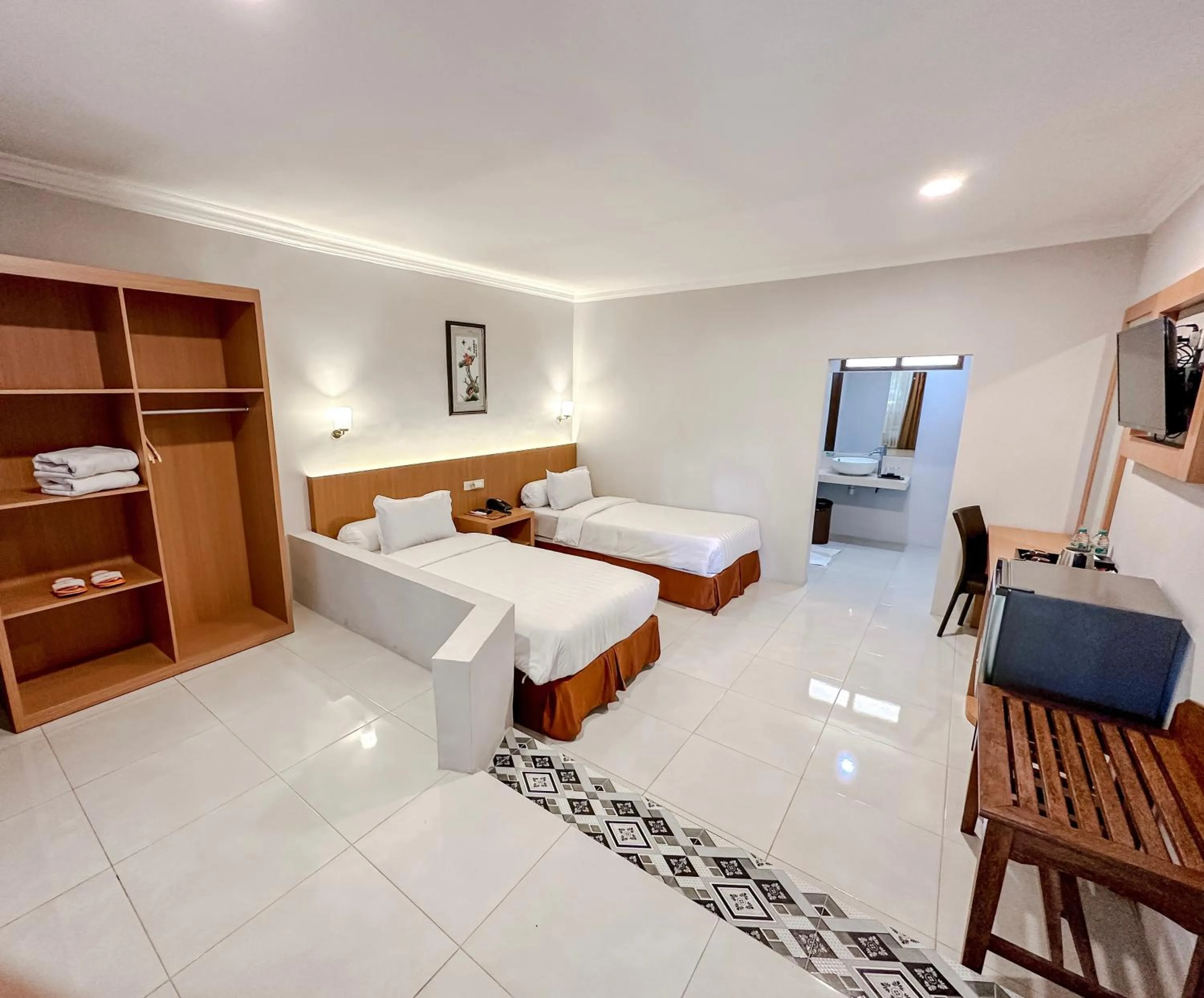 Bed in Votel Manyar Resort Banyuwangi