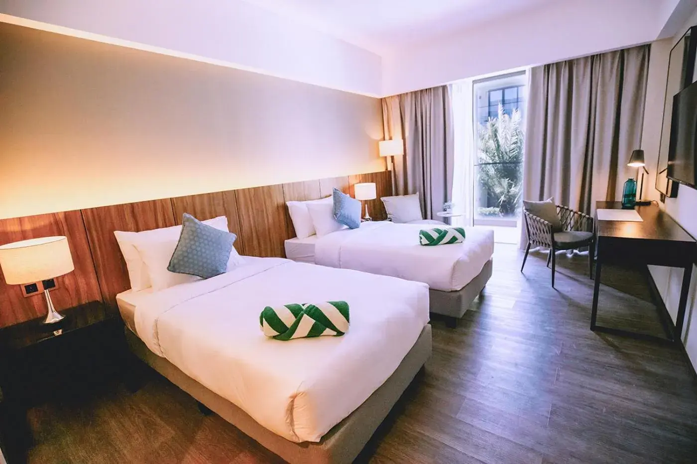 Bed in The Maximilian Hotel Bed in The Maximilian Hotel