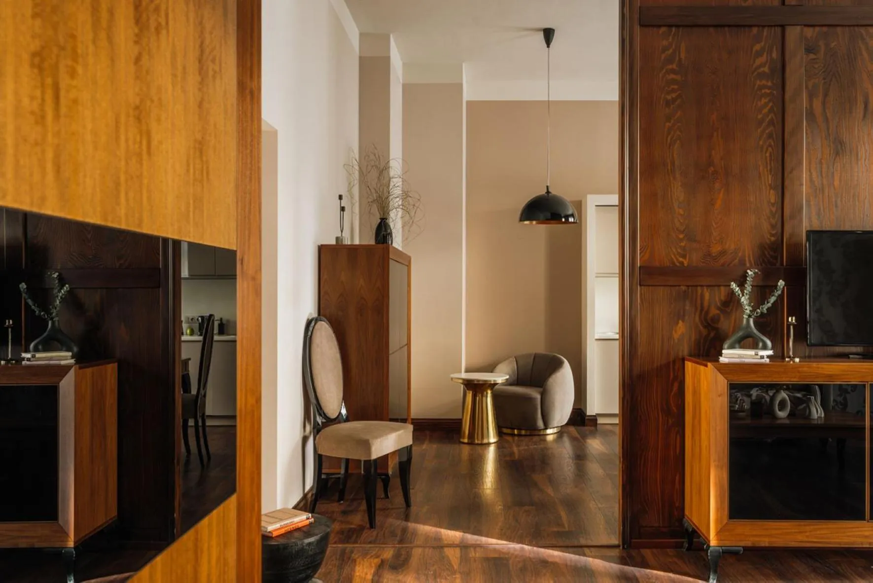 wardrobe in Topolowa Residence by StayLab