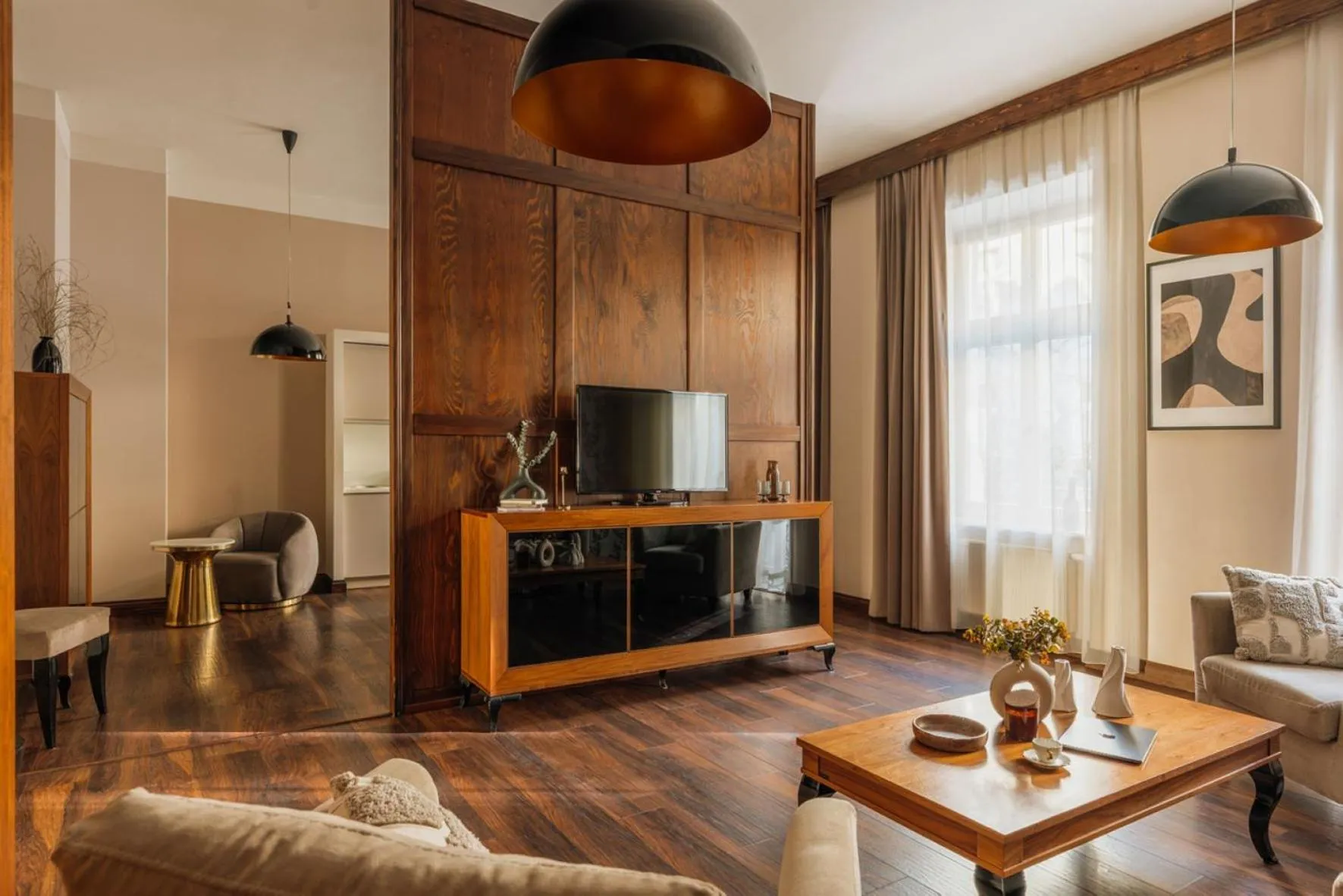 TV and multimedia in Topolowa Residence by StayLab