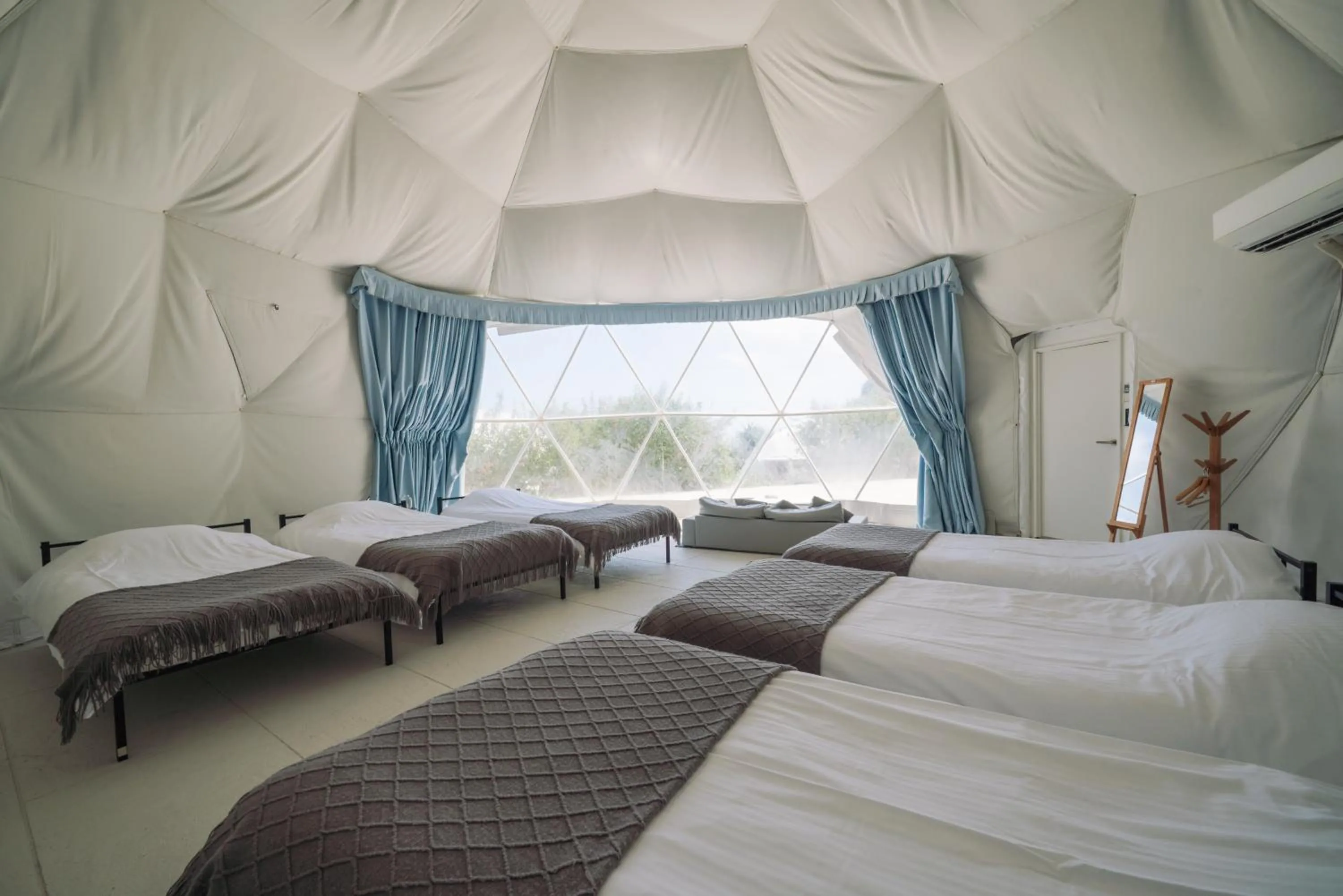 Bedroom in glampark resort Akuna beach