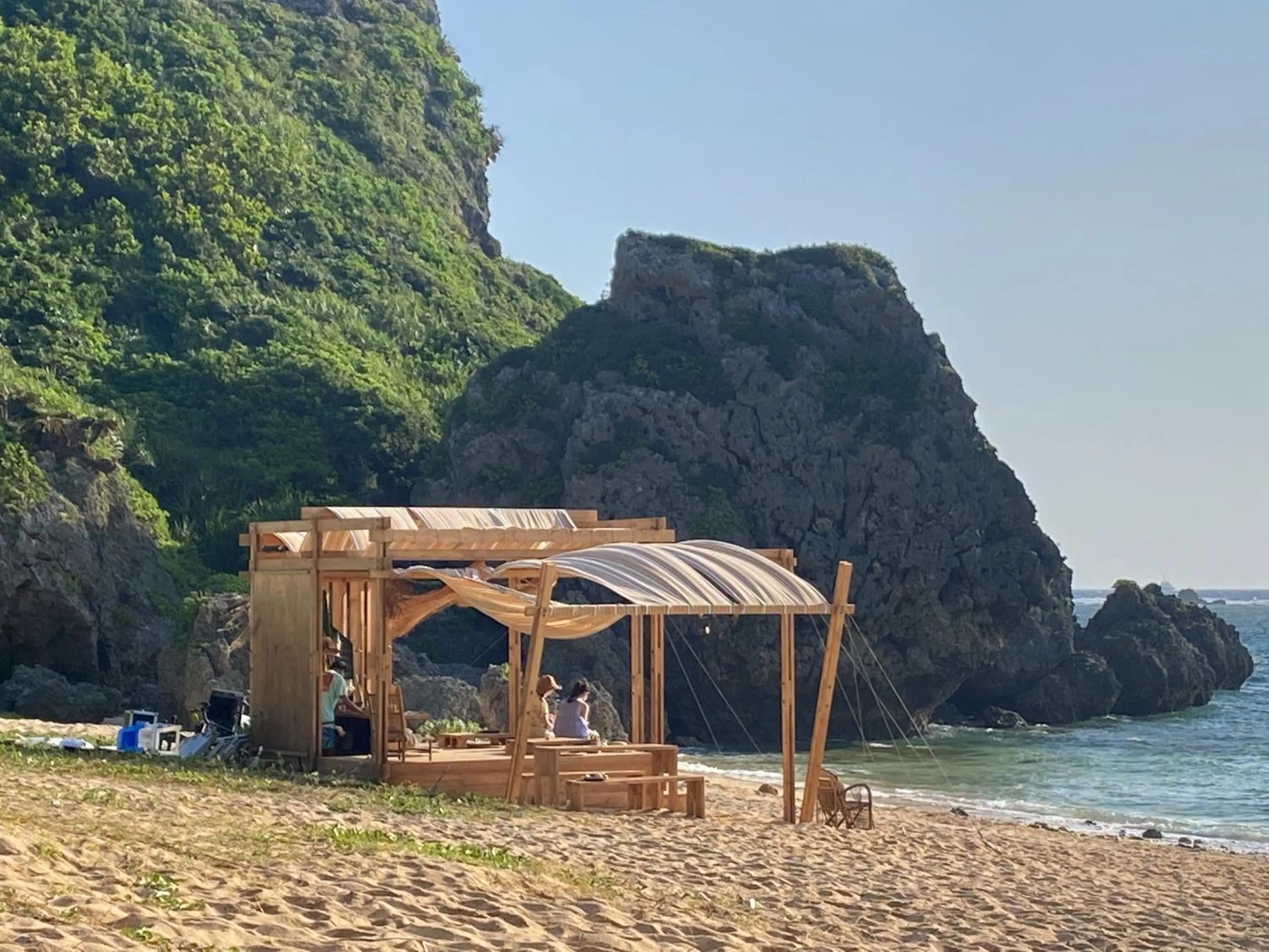 Mountain view in glampark resort Akuna beach