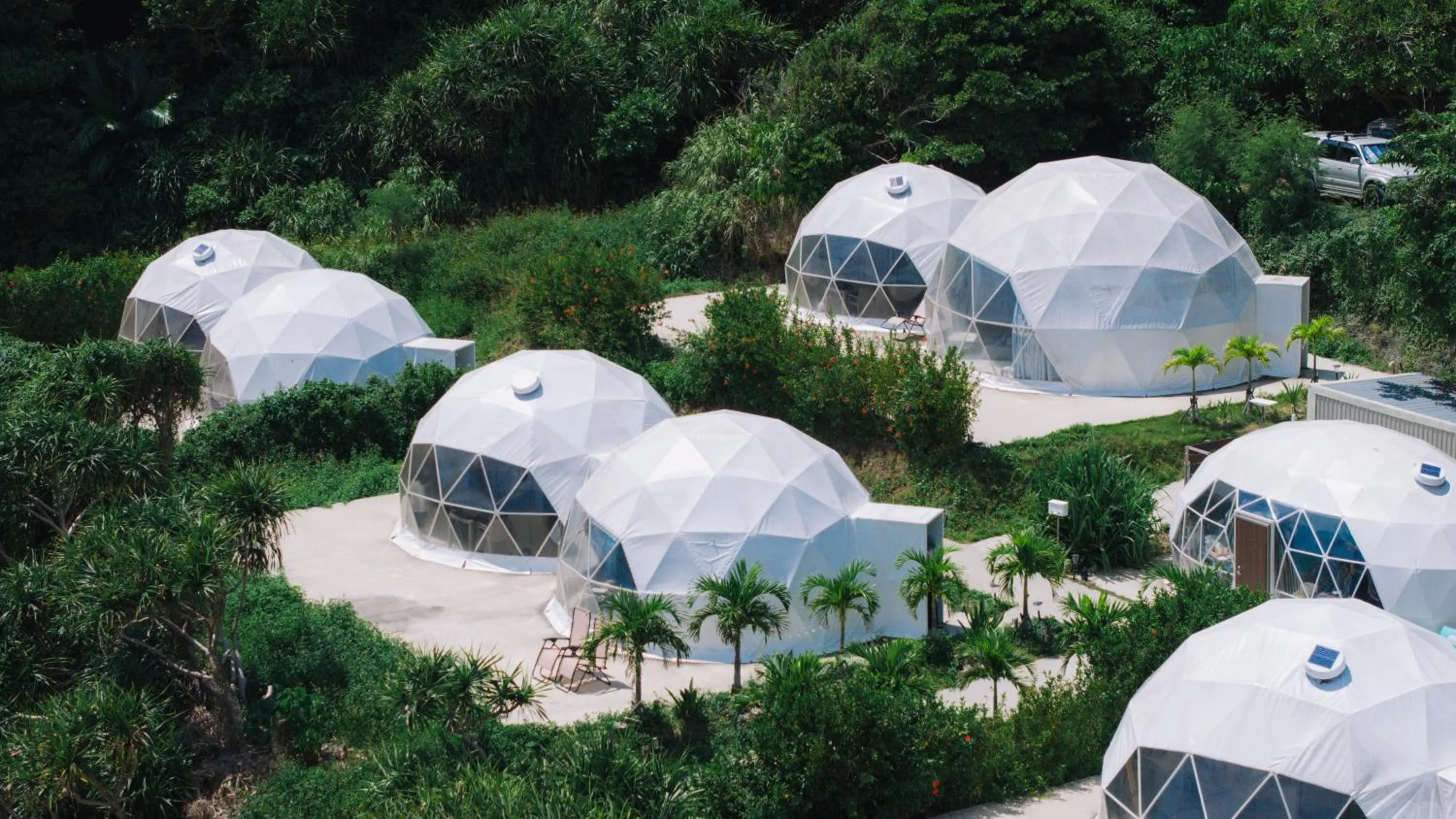 Property building in glampark resort Akuna beach