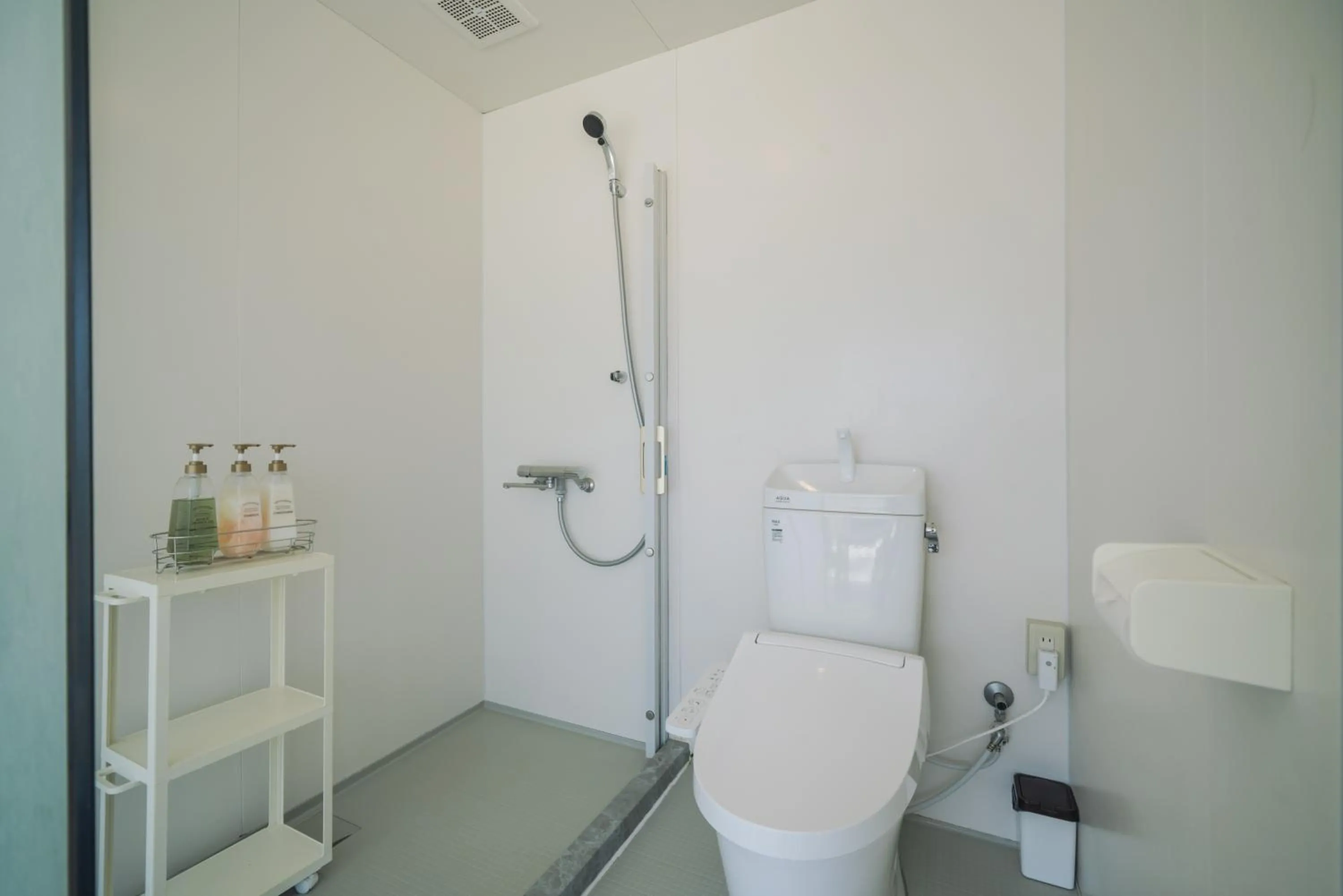 Toilet in glampark resort Akuna beach