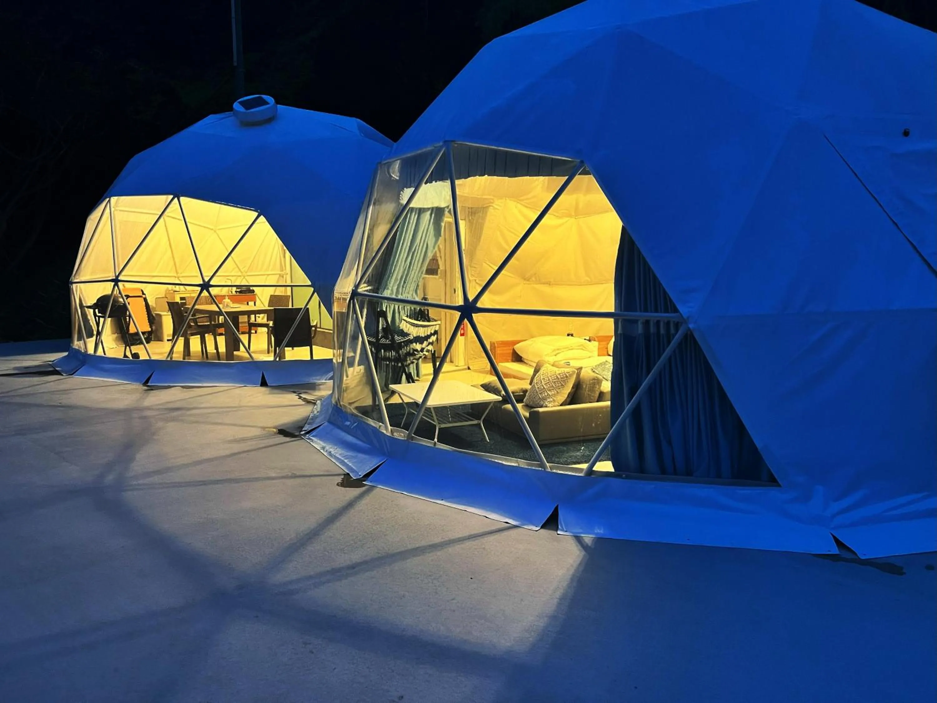 Night in glampark resort Akuna beach