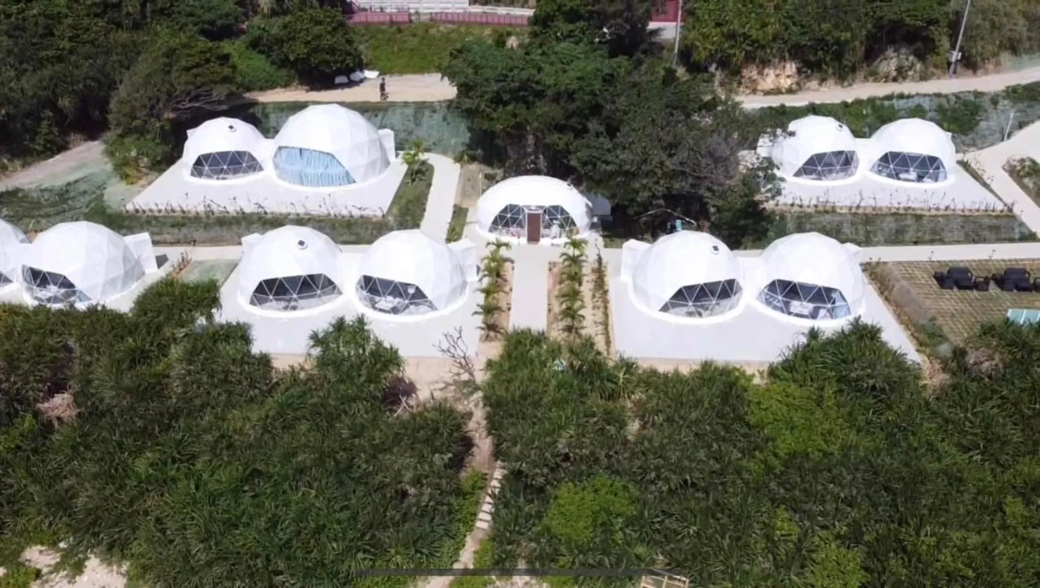 Property building in glampark resort Akuna beach