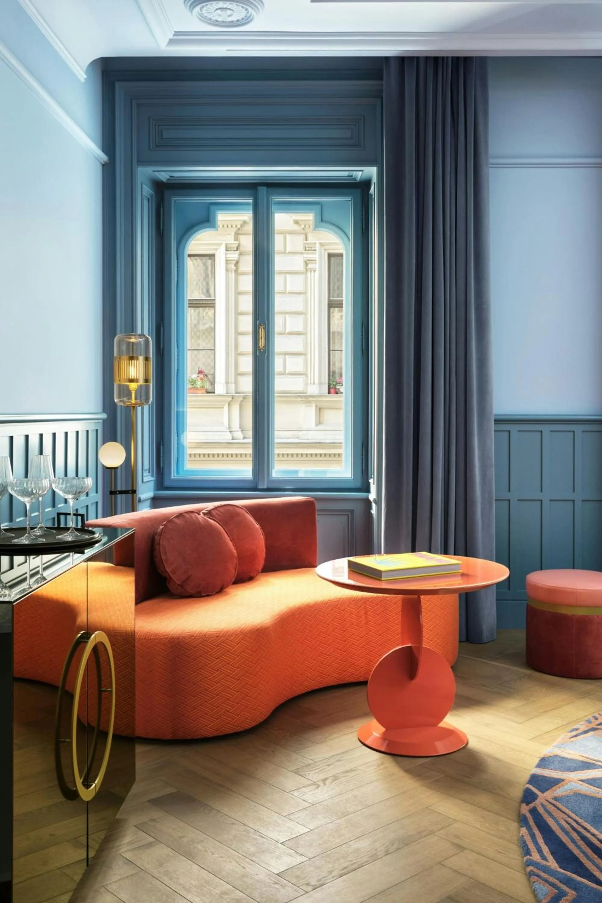 Seating area in W Budapest