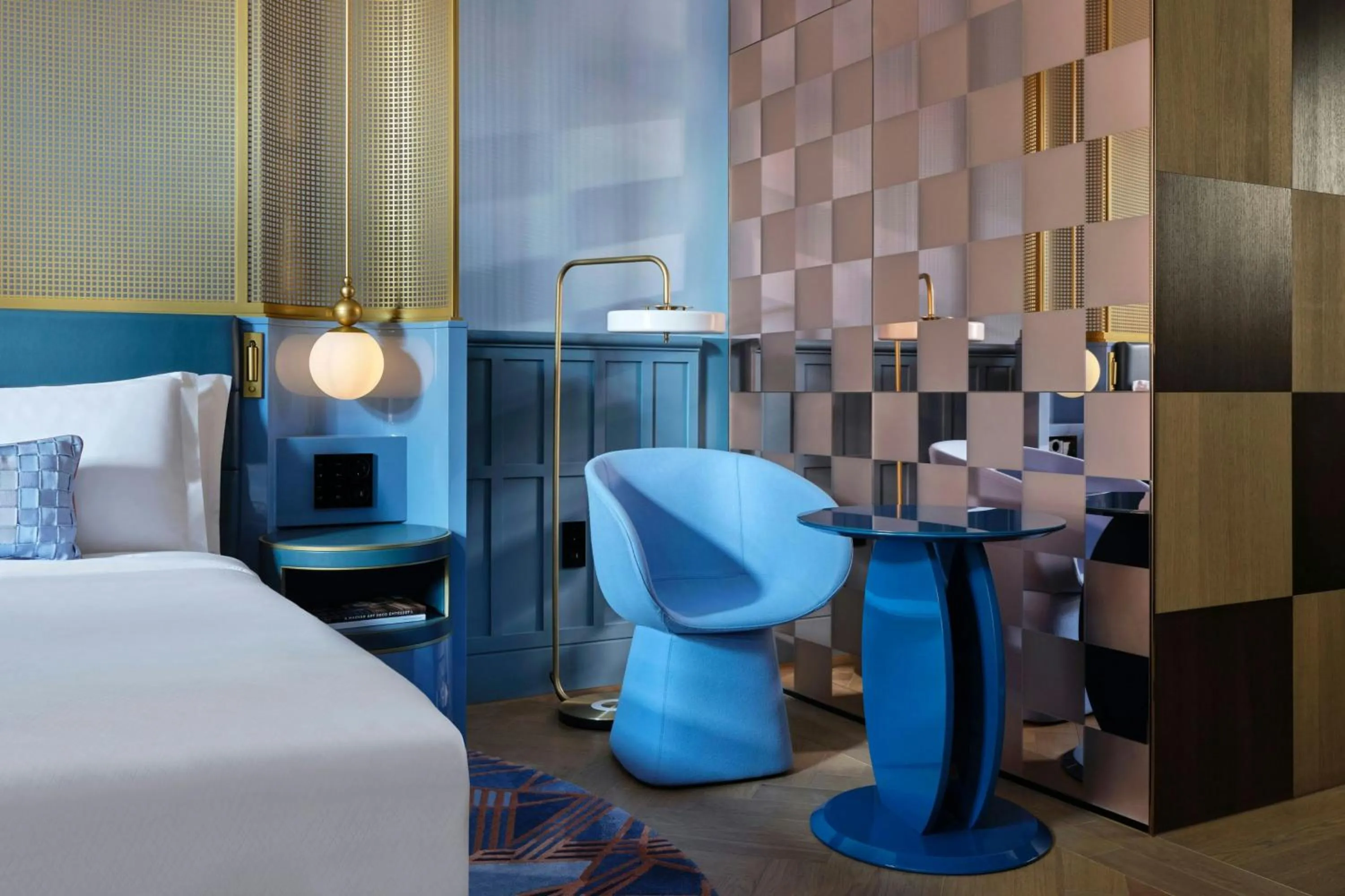 Photo of the whole room, Bed in W Budapest