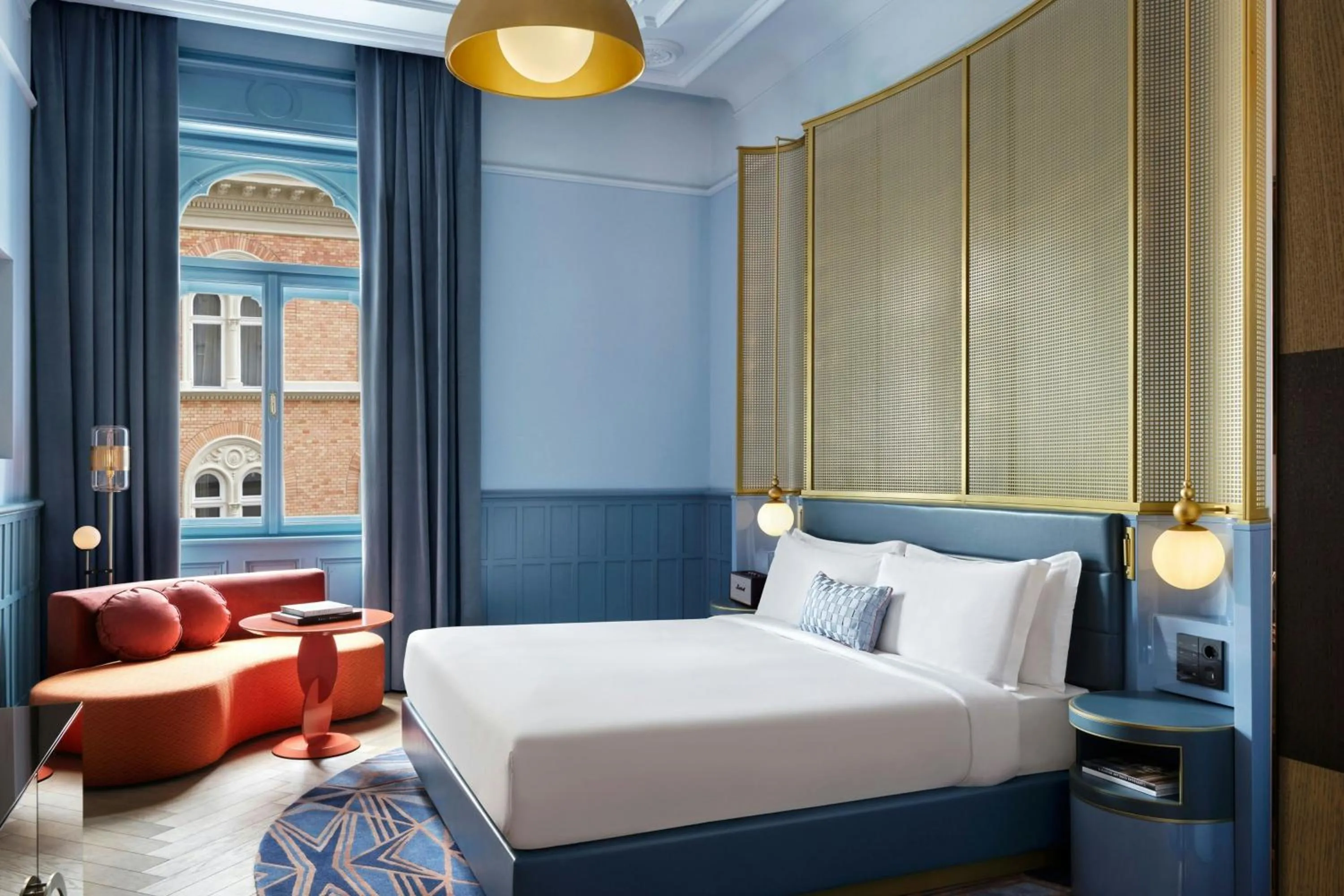 Photo of the whole room, Bed in W Budapest