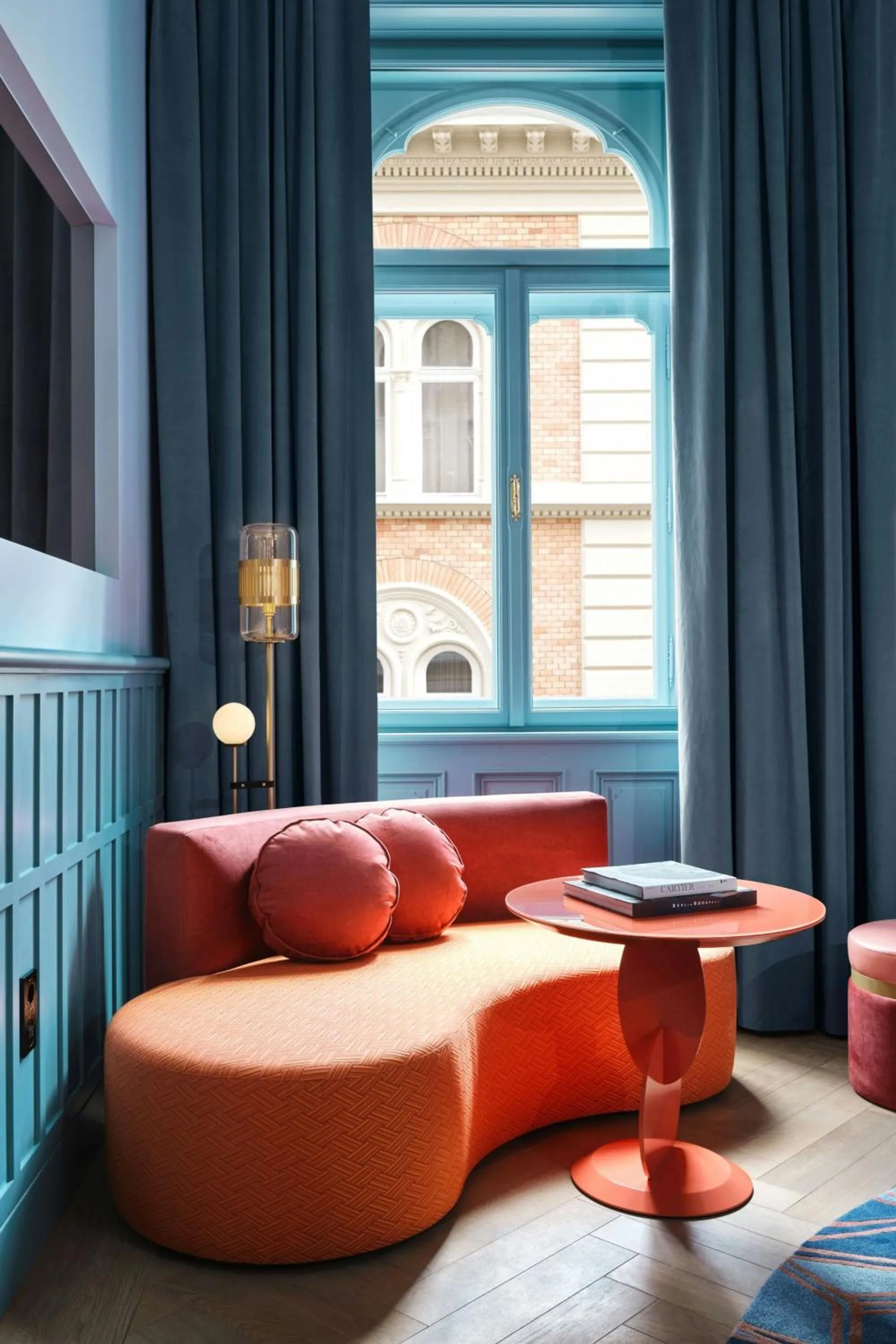 Seating area in W Budapest