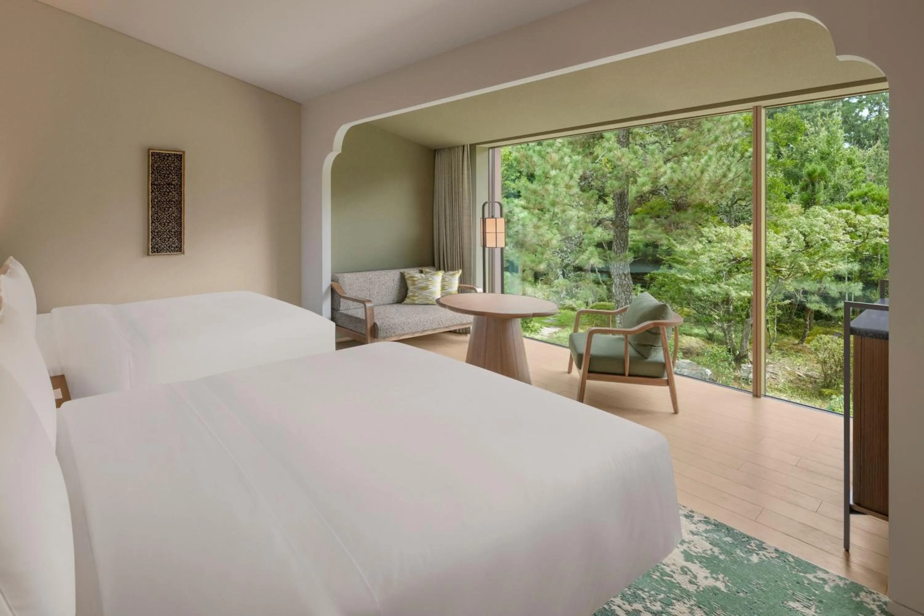 Bedroom, Bed in Shisui, a Luxury Collection Hotel, Nara