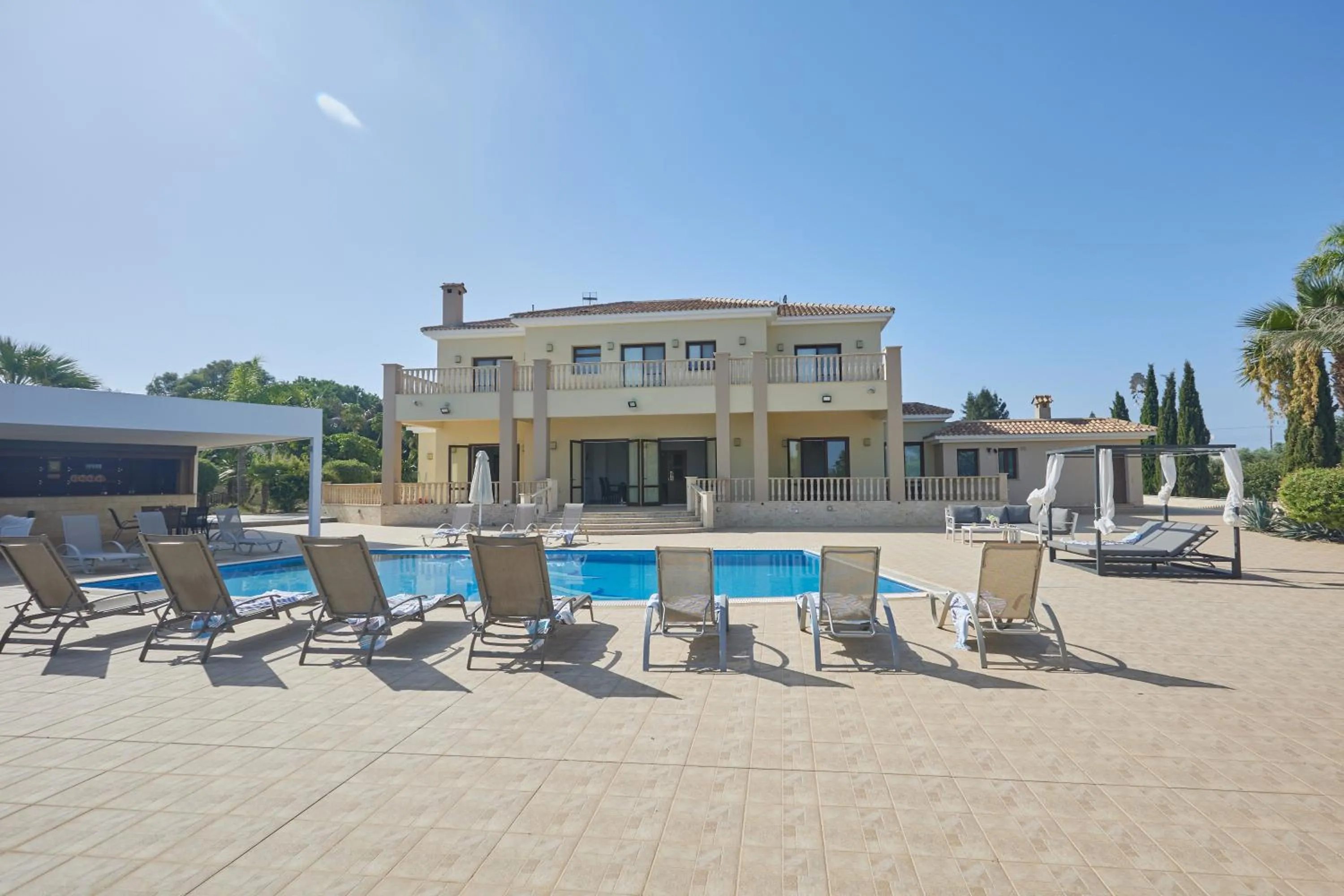 Protaras Holiday Villa Pa7 Private 7 Bedroom villa