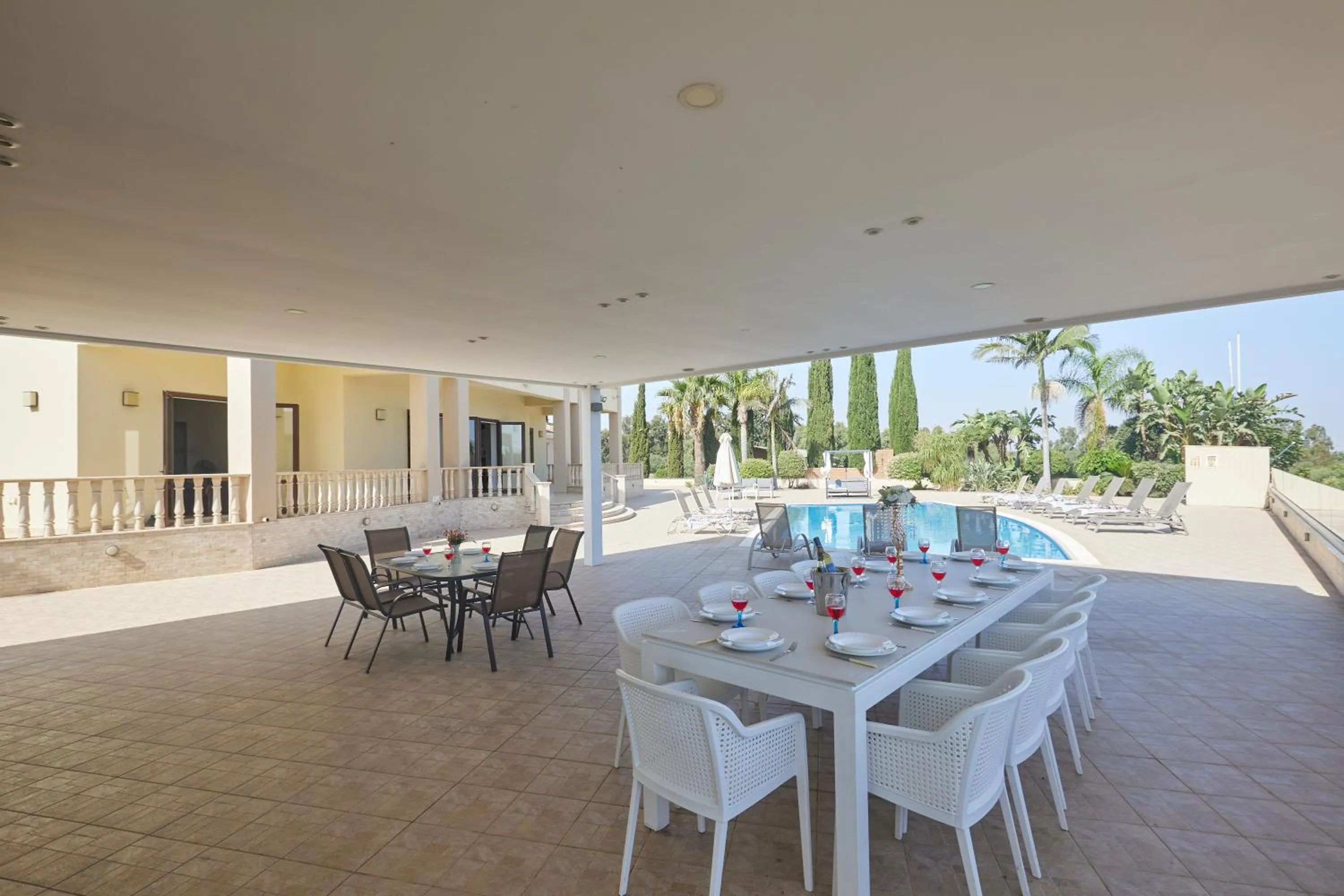 Protaras Holiday Villa Pa7 Private 7 Bedroom villa