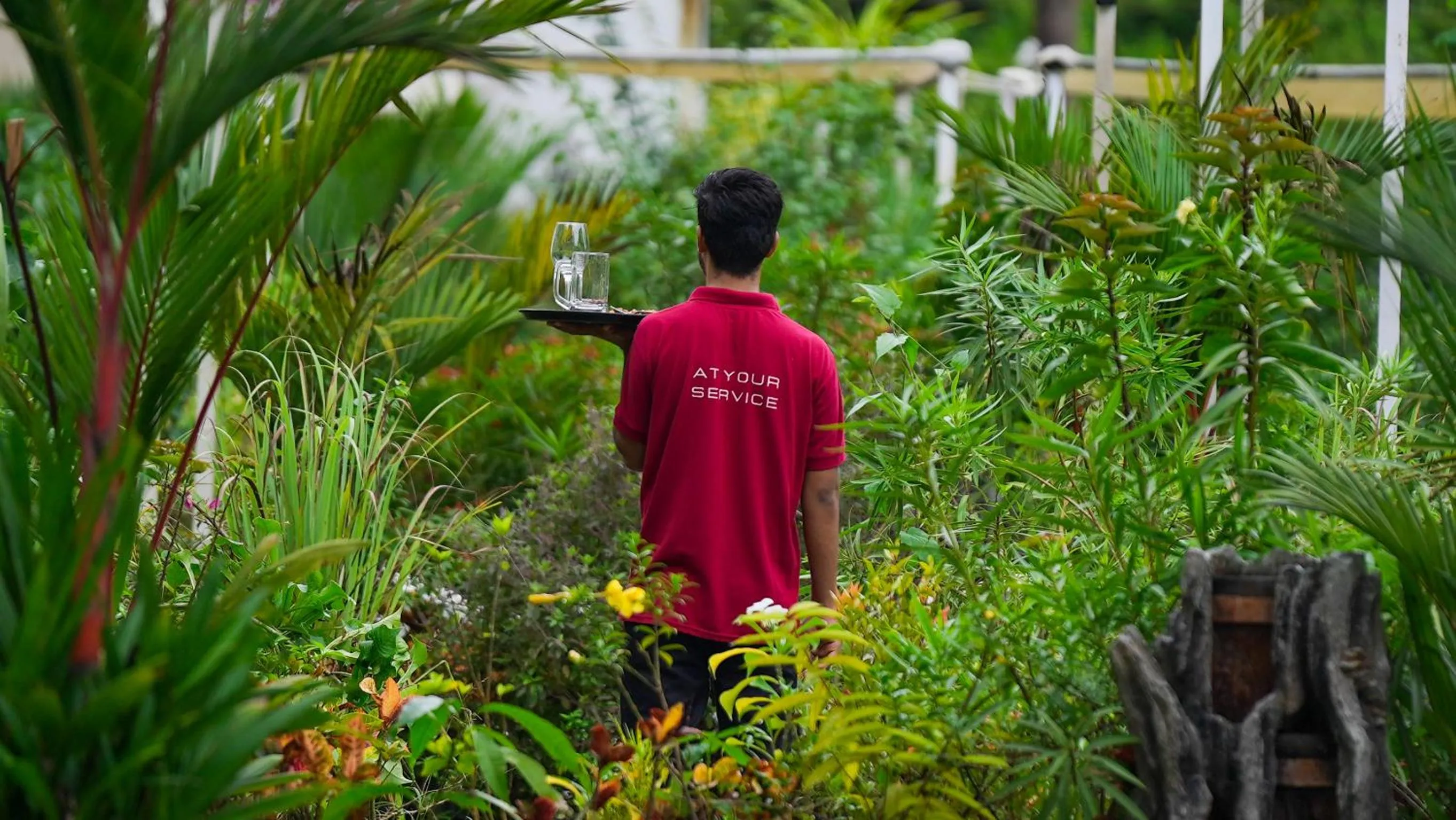 Natural landscape in Whiteflower Resort Morjim