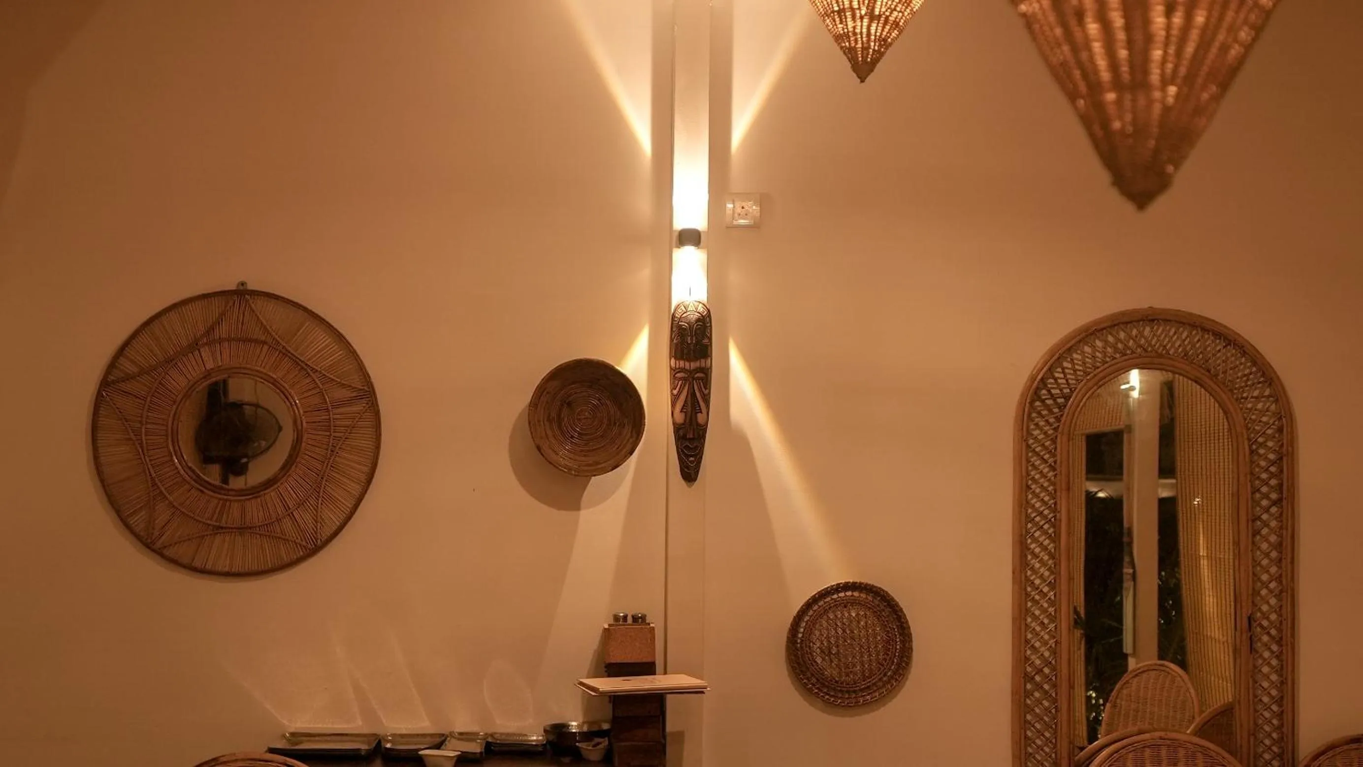 Decorative detail in Whiteflower Resort Morjim