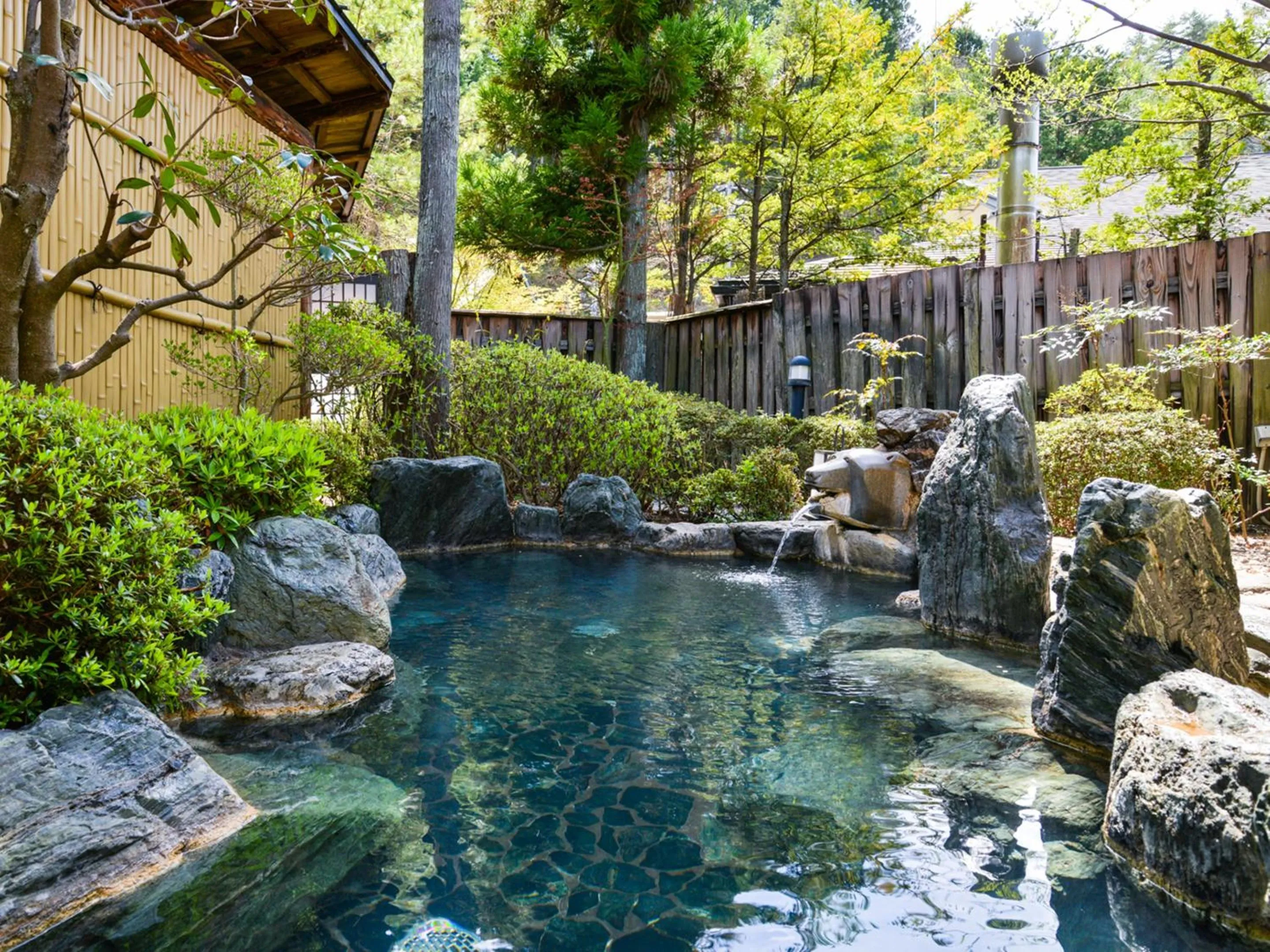 Hot Spring Bath in Fudouonsen Sawaya