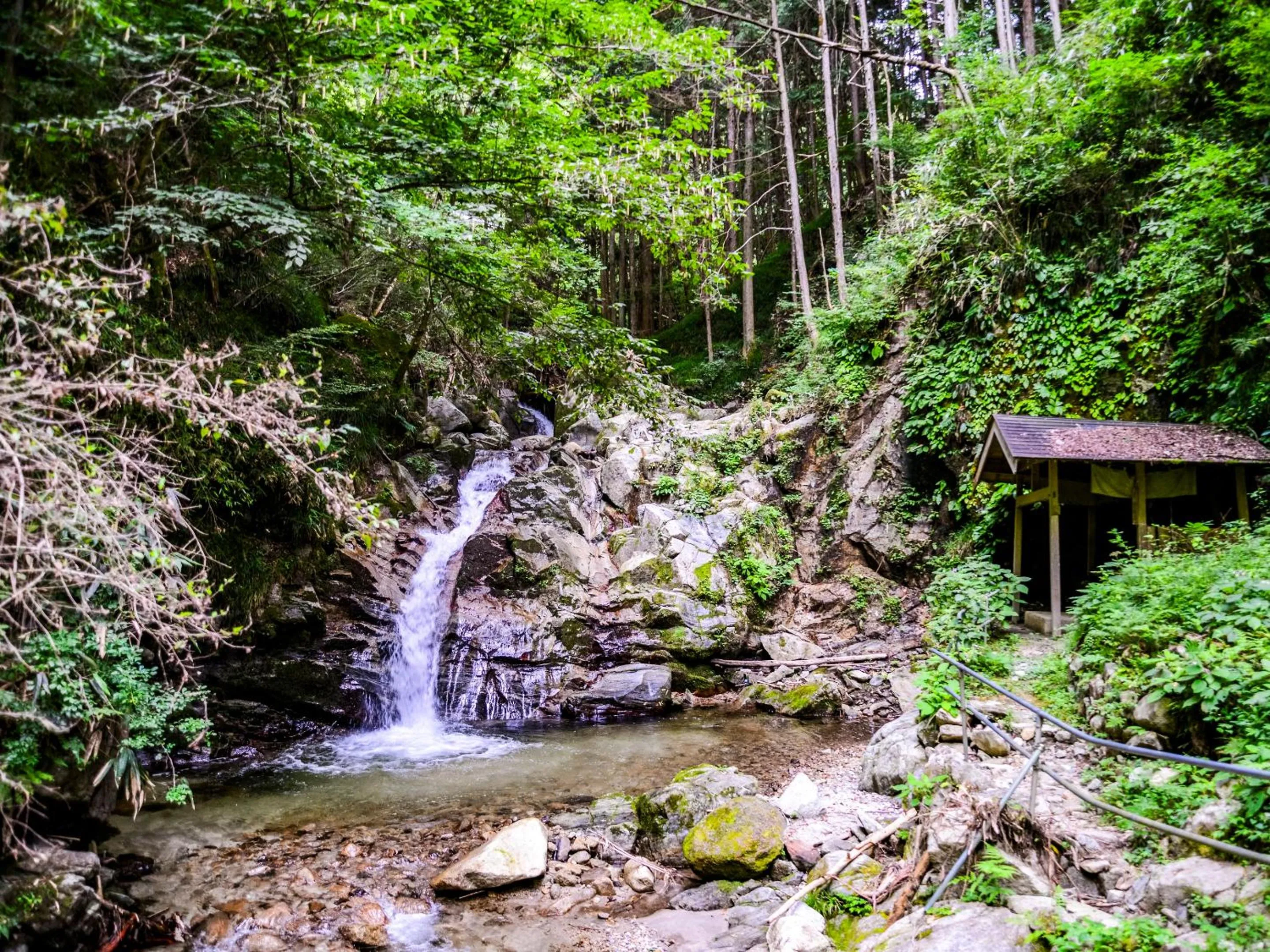 Natural landscape in Fudouonsen Sawaya