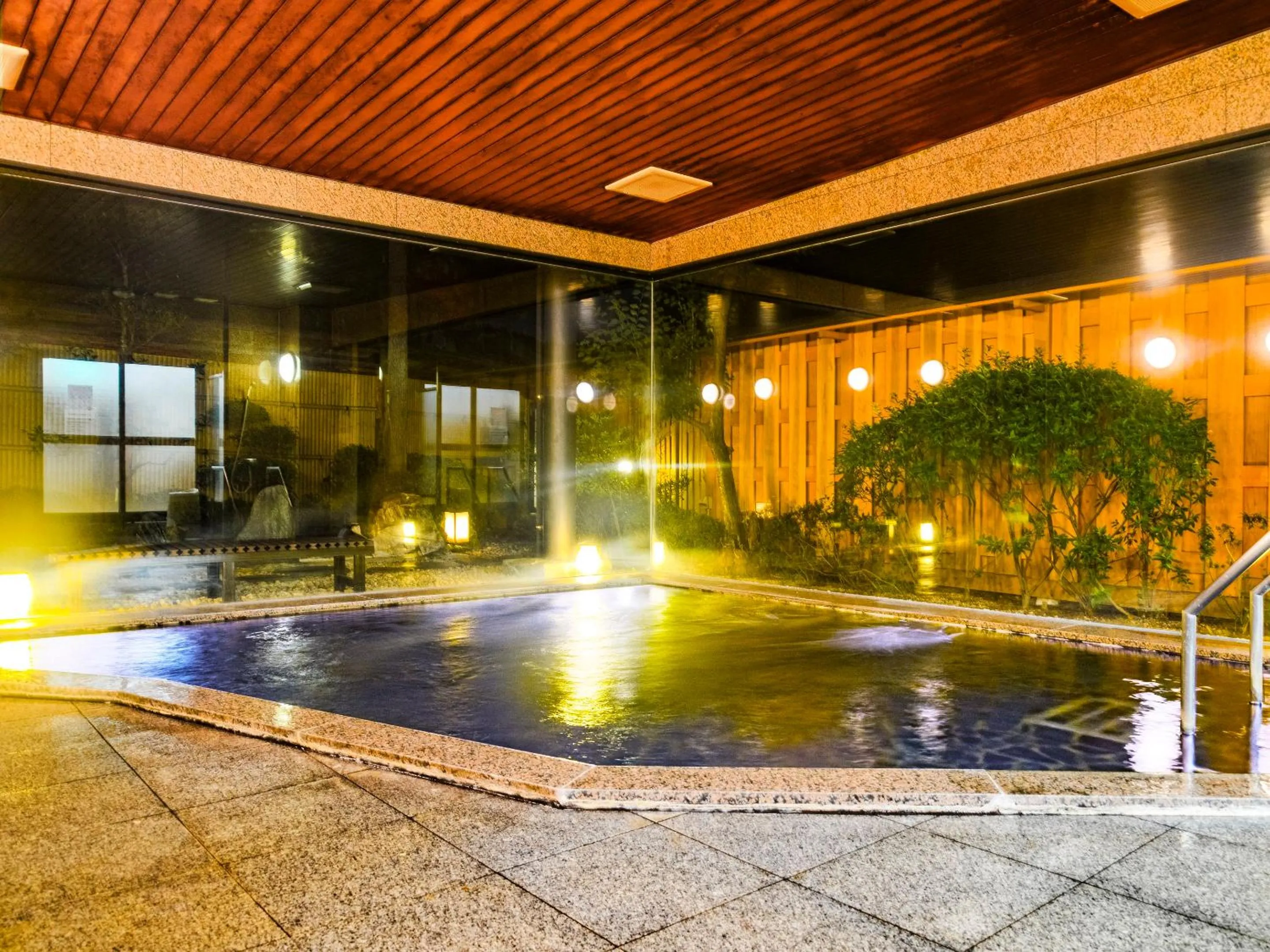 Hot Spring Bath in Fudouonsen Sawaya