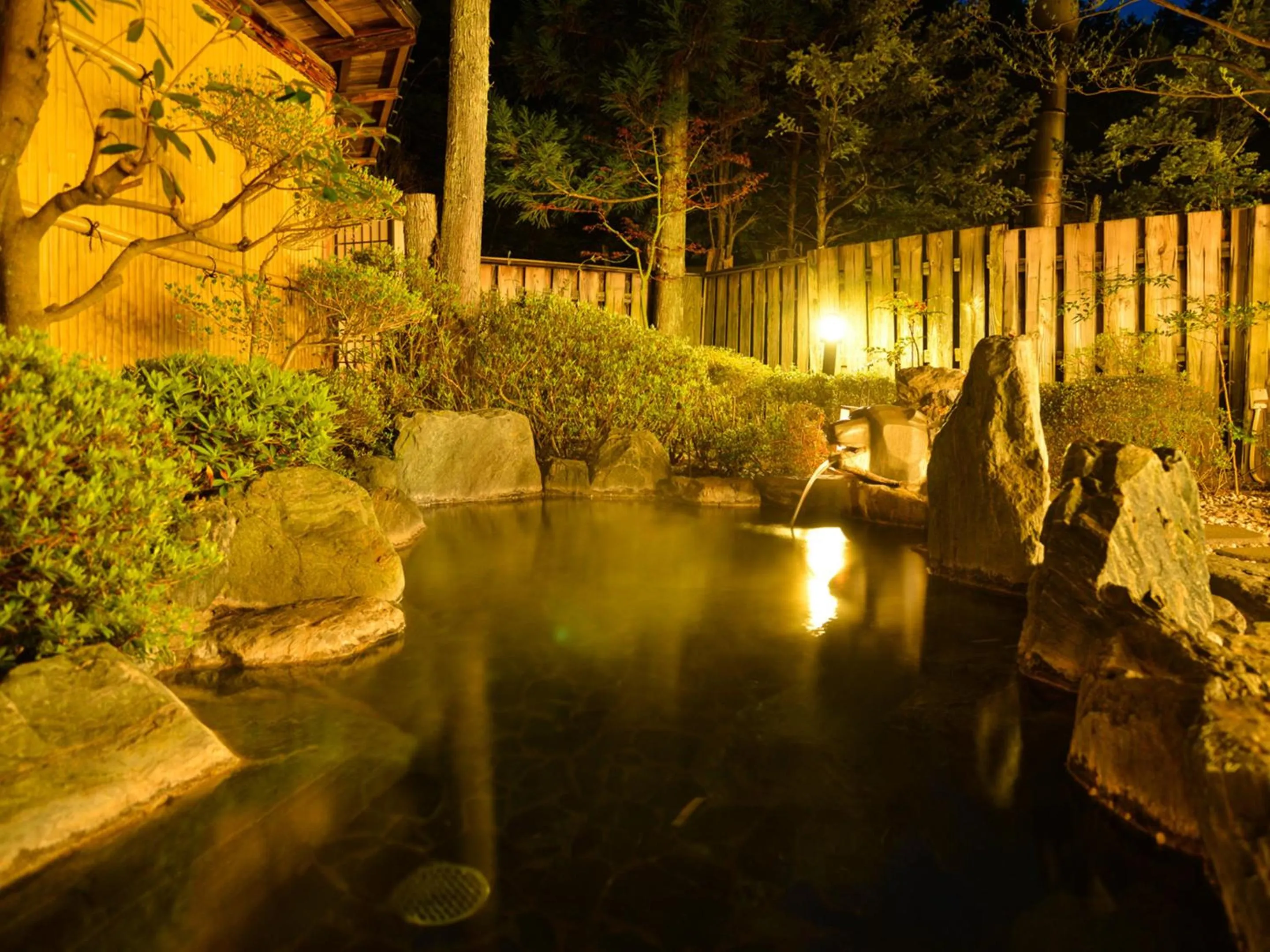 Hot Spring Bath in Fudouonsen Sawaya