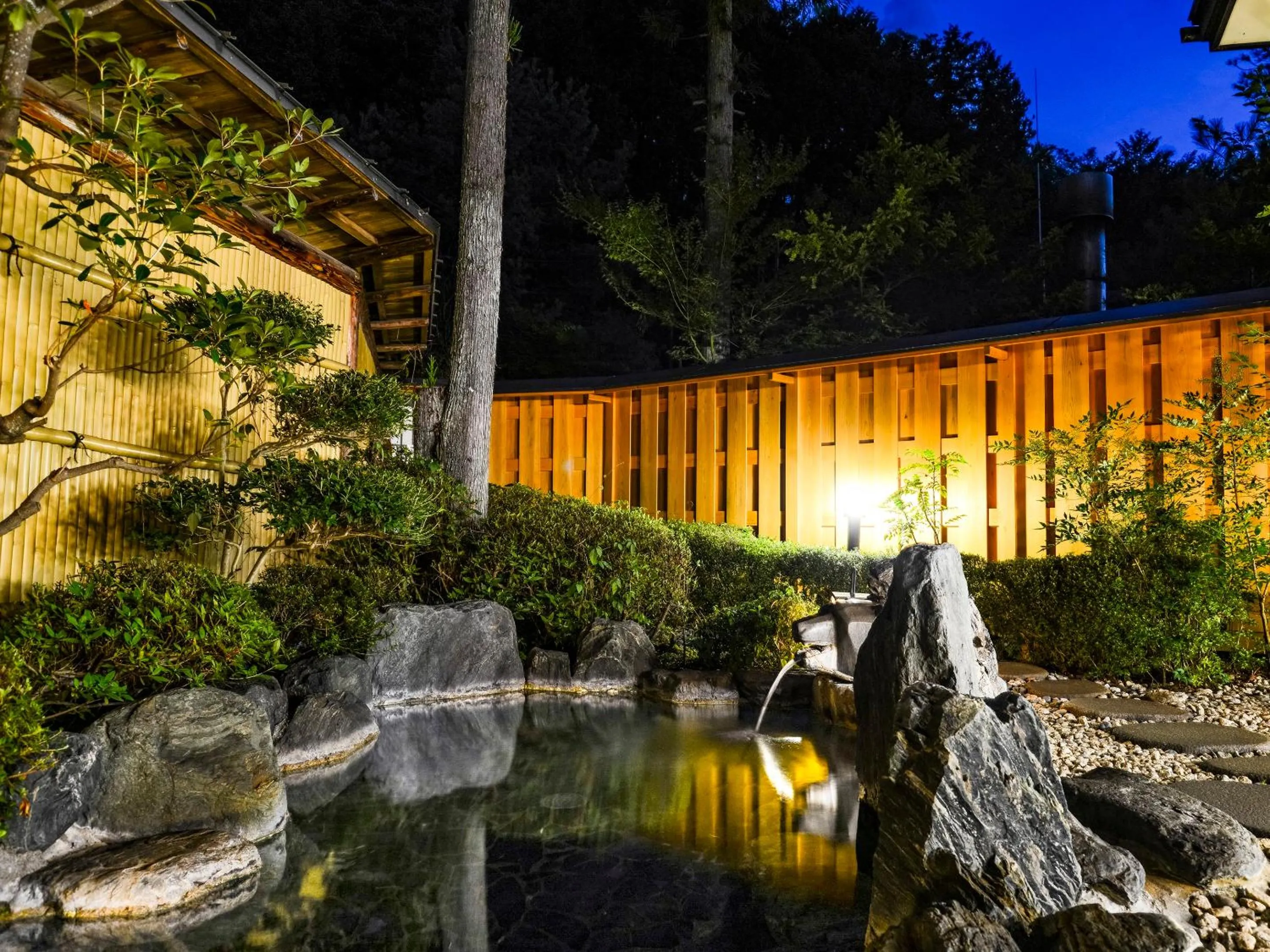 Hot Spring Bath in Fudouonsen Sawaya