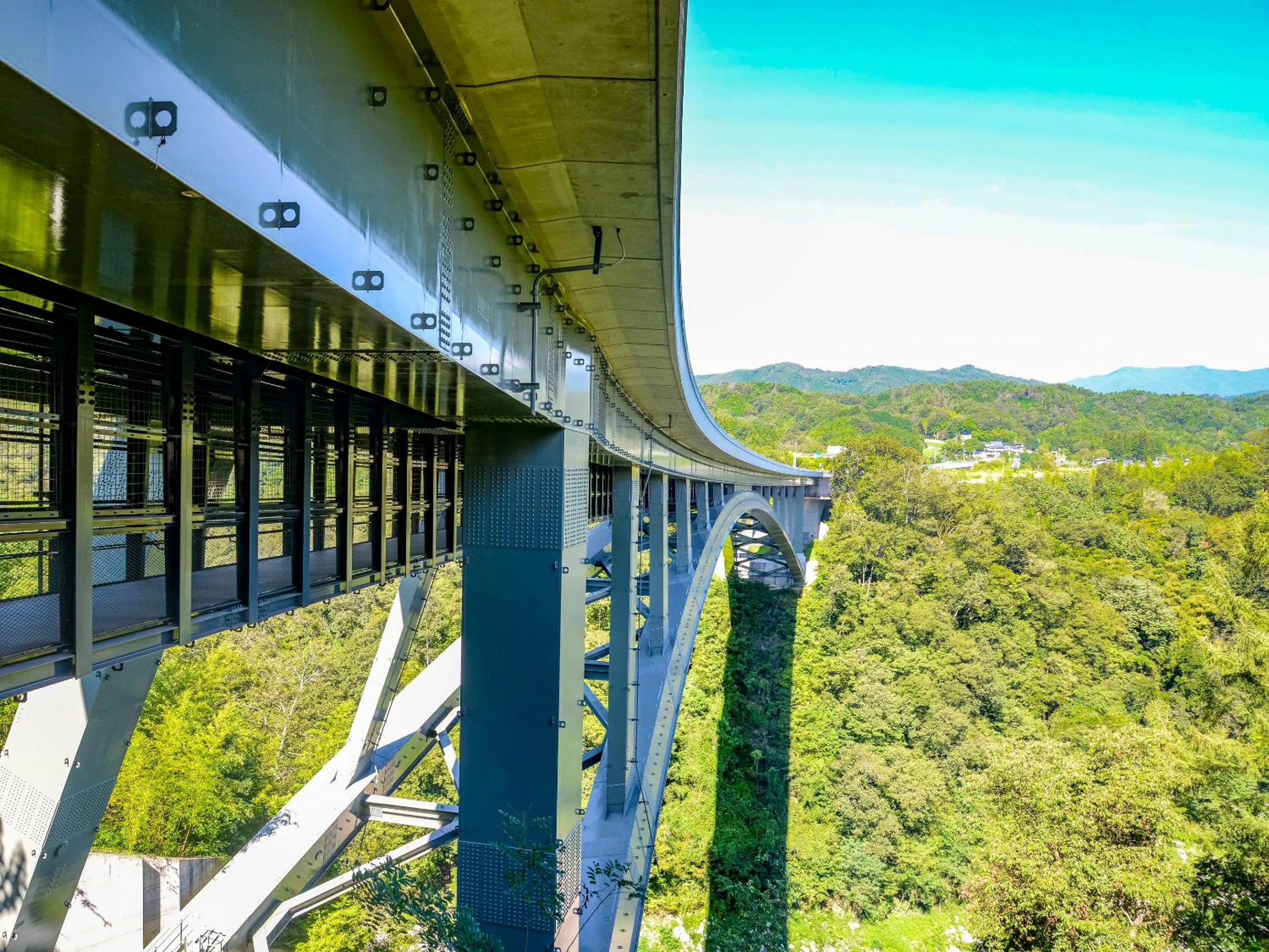 Natural landscape in Fudouonsen Sawaya