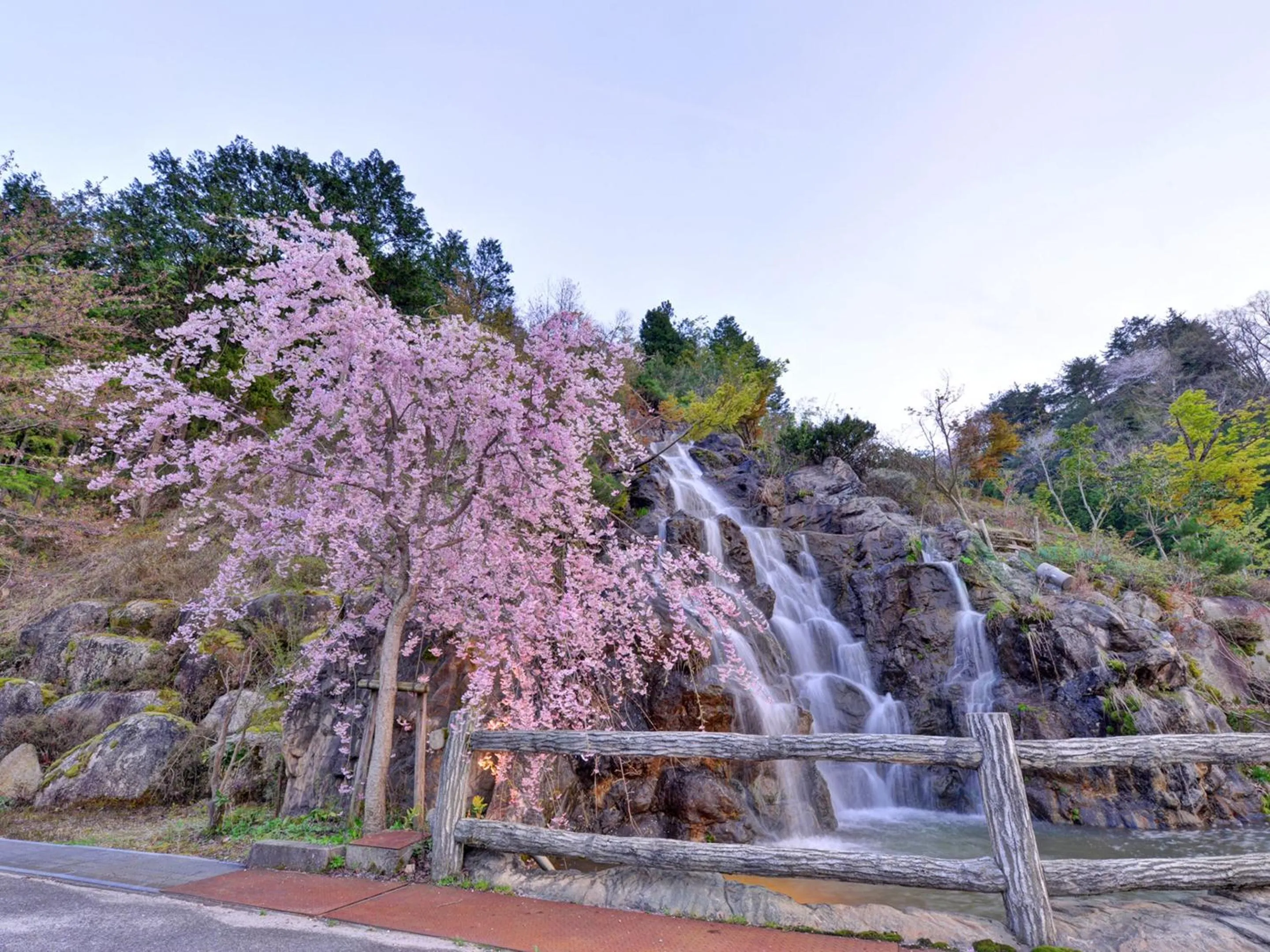 Spring in Fudouonsen Sawaya