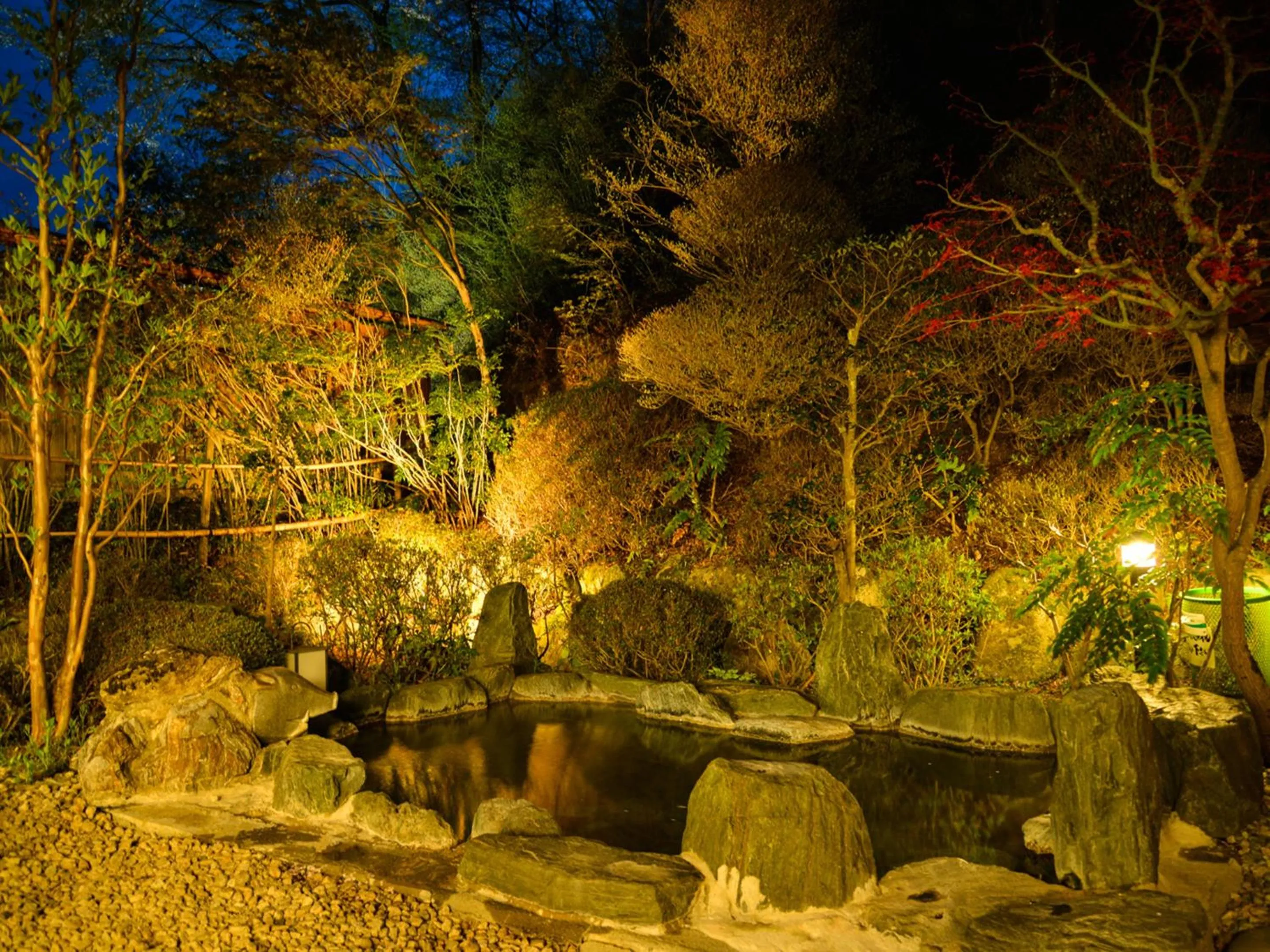 Hot Spring Bath in Fudouonsen Sawaya