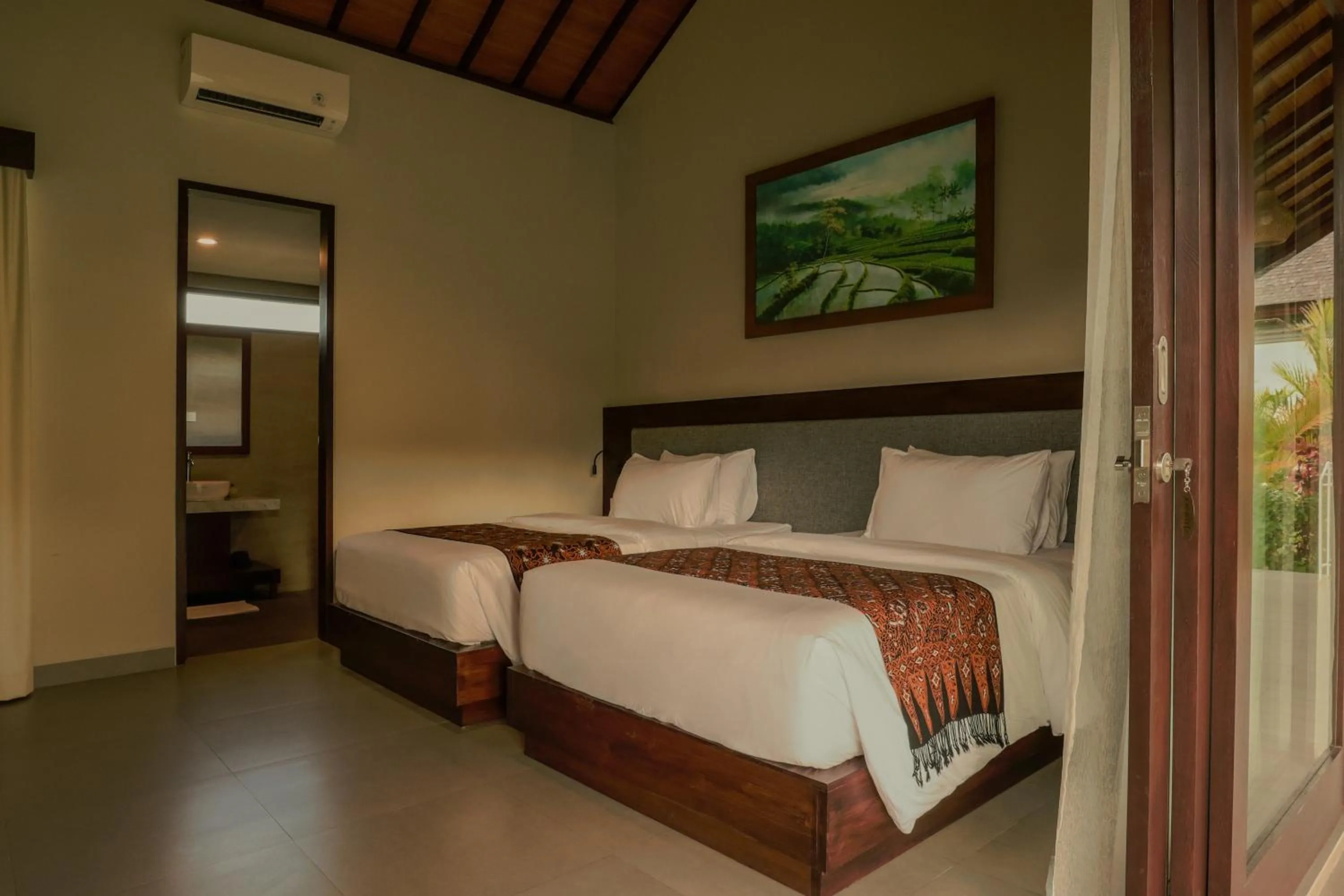 Bedroom, Bed in K Ko Surf Village at Keramas