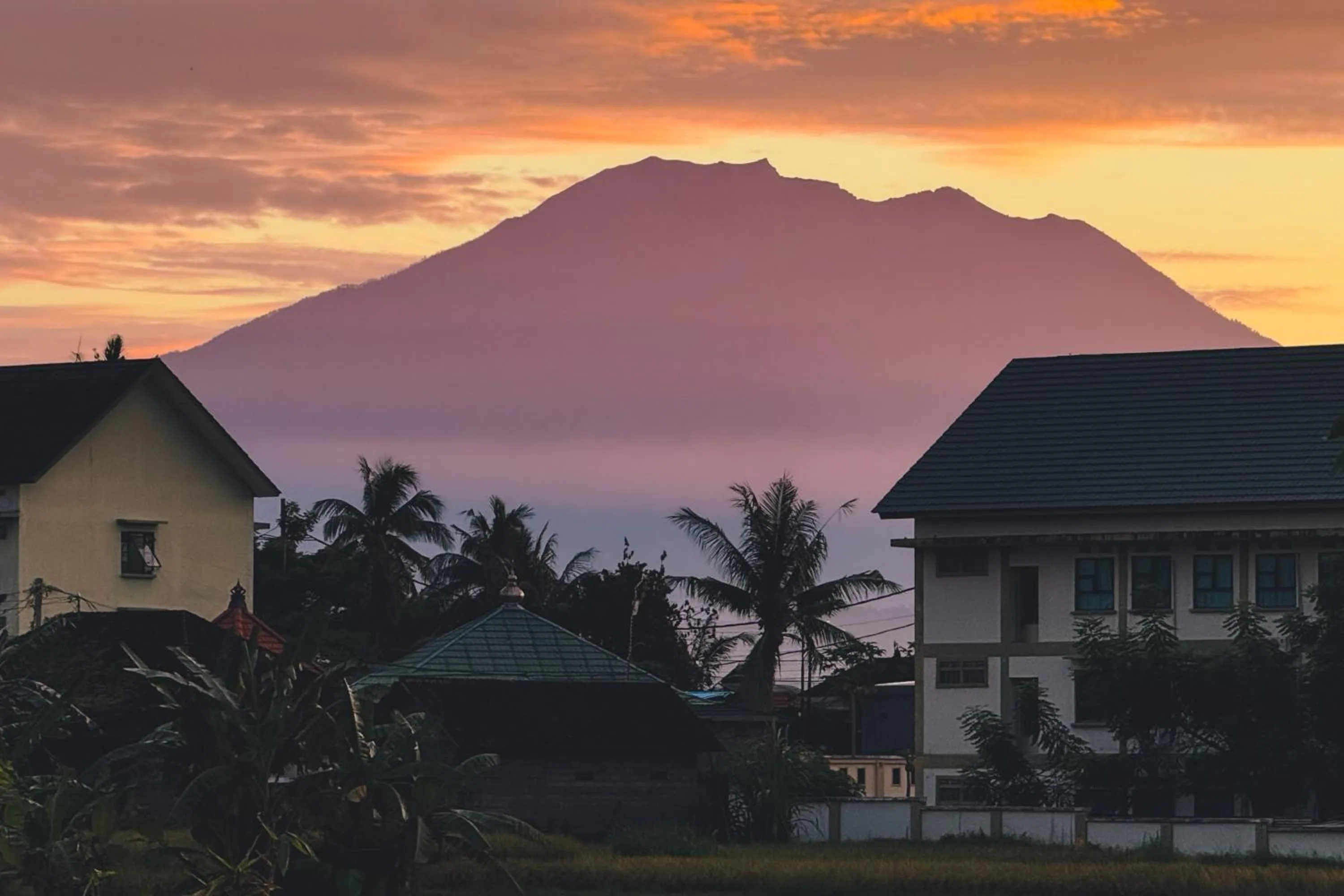 Natural landscape in K Ko Surf Village at Keramas