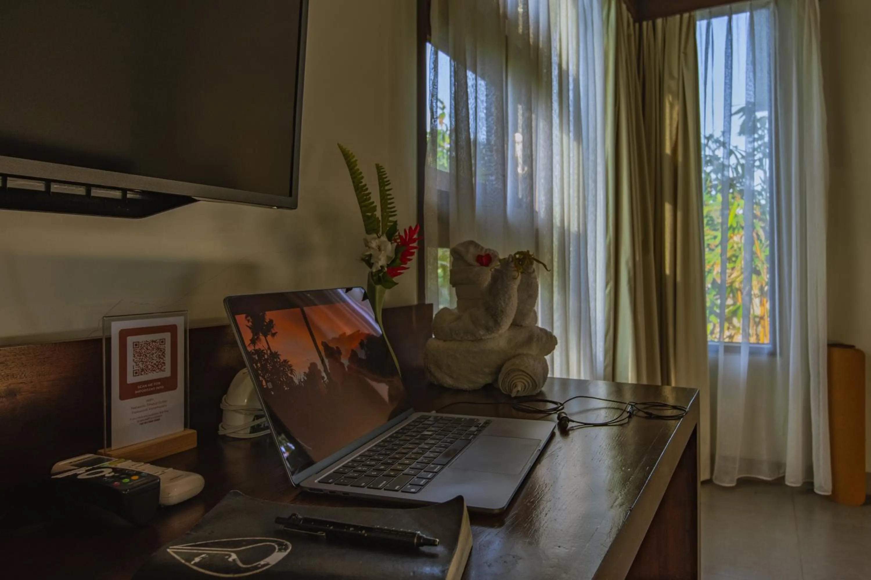 TV and multimedia in K Ko Surf Village at Keramas