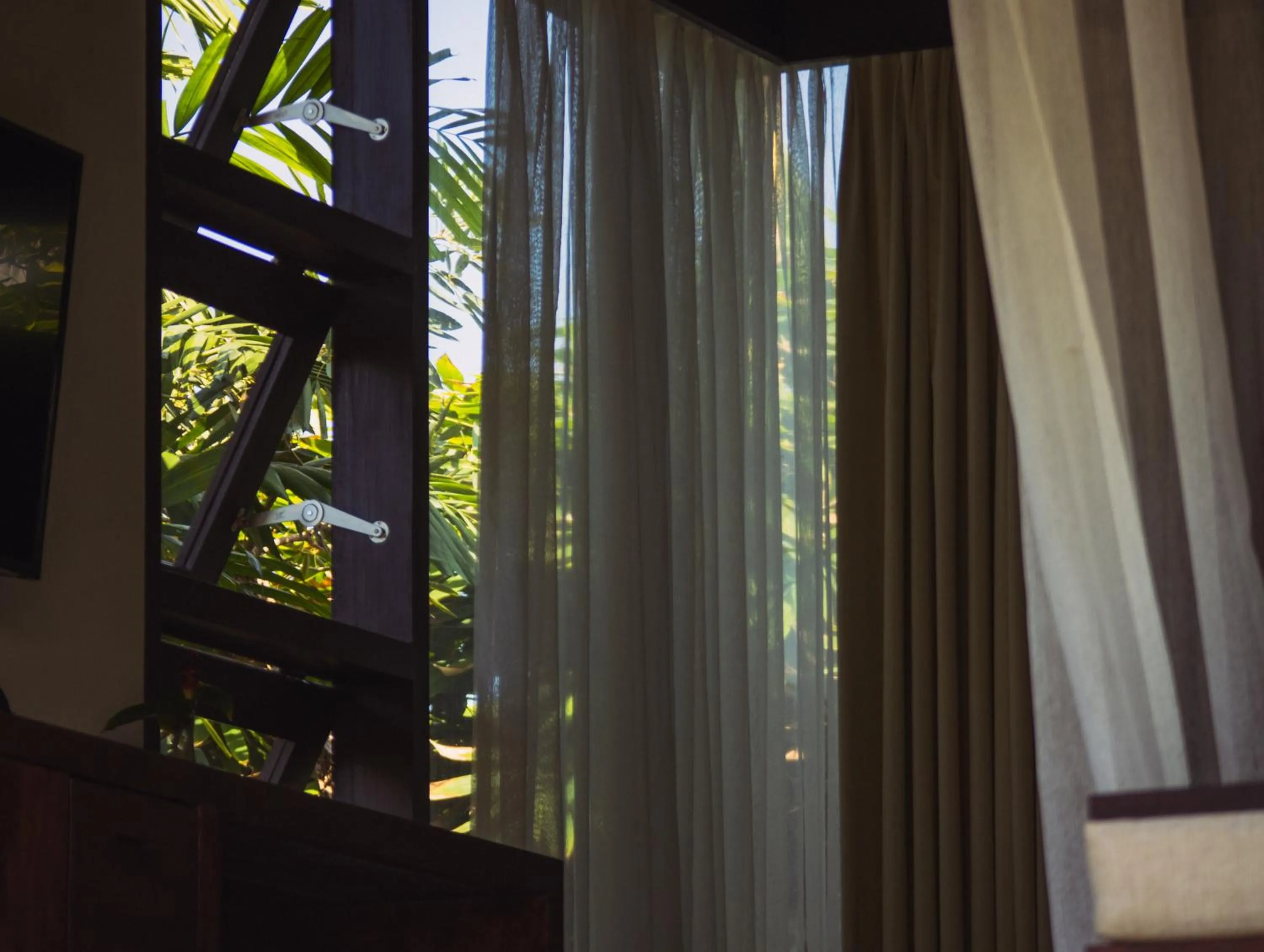 Garden view in K Ko Surf Village at Keramas