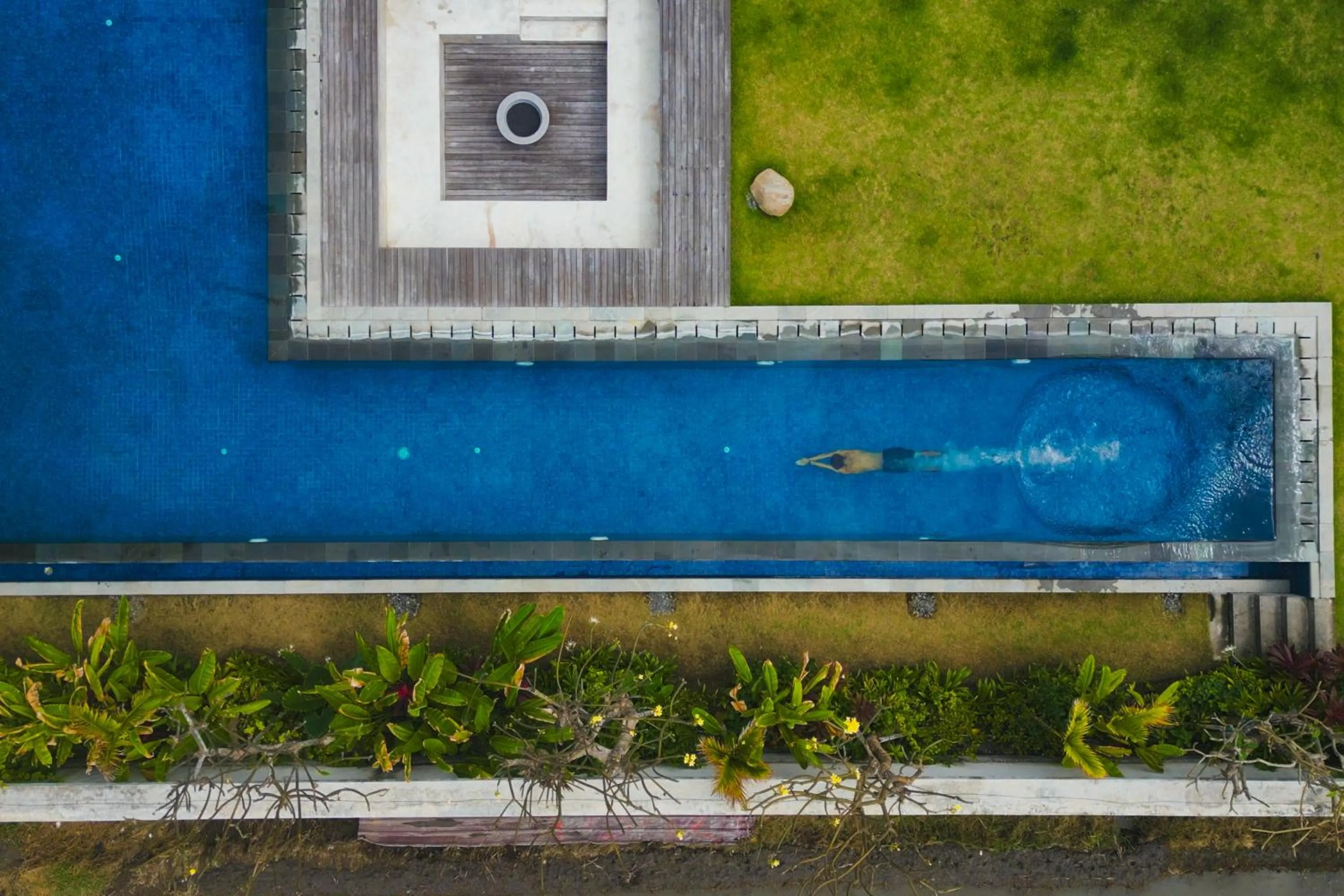 Bird's eye view in K Ko Surf Village at Keramas