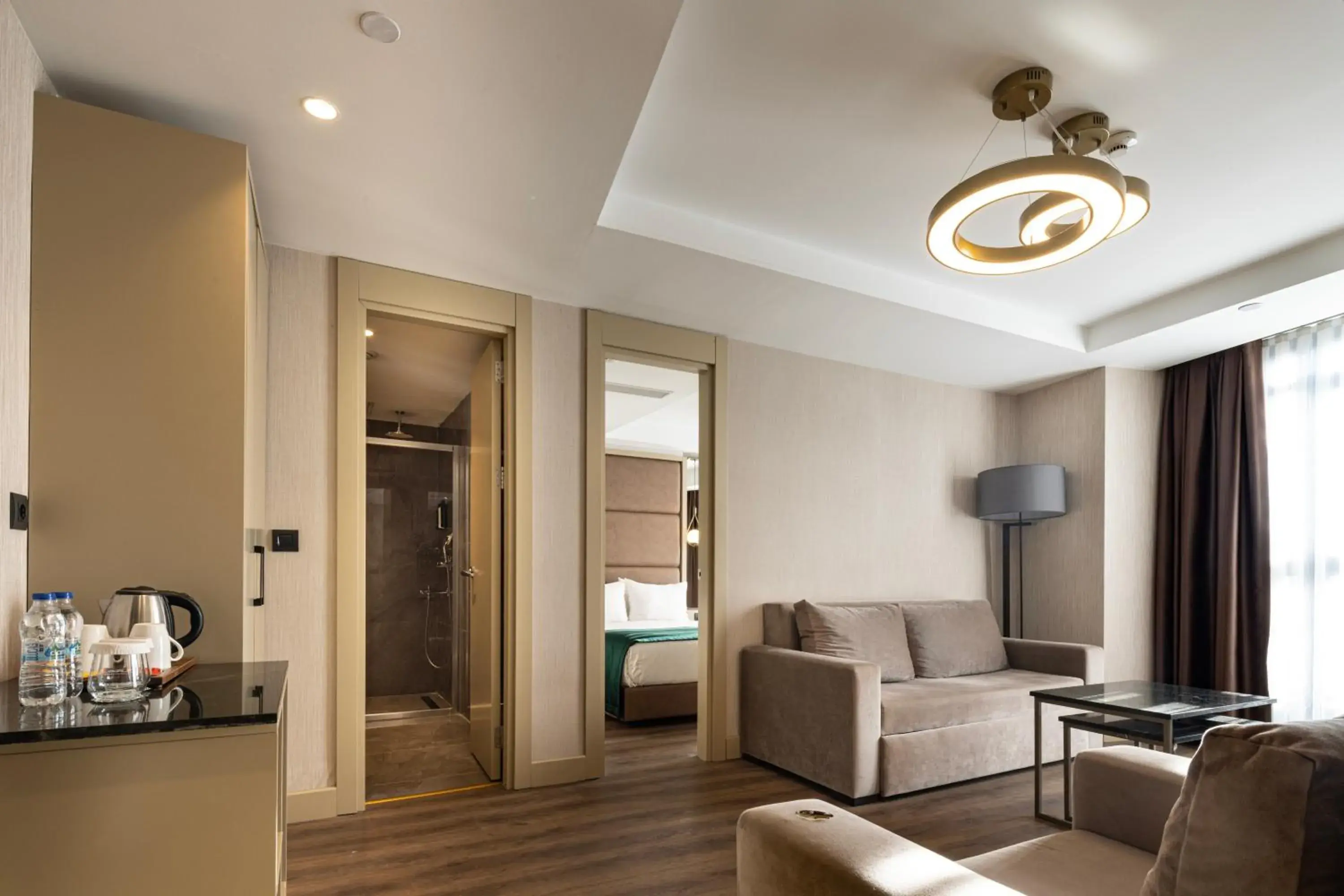 Seating area, Bed in THE NEST HOTEL Seating area, Bed in THE NEST HOTEL