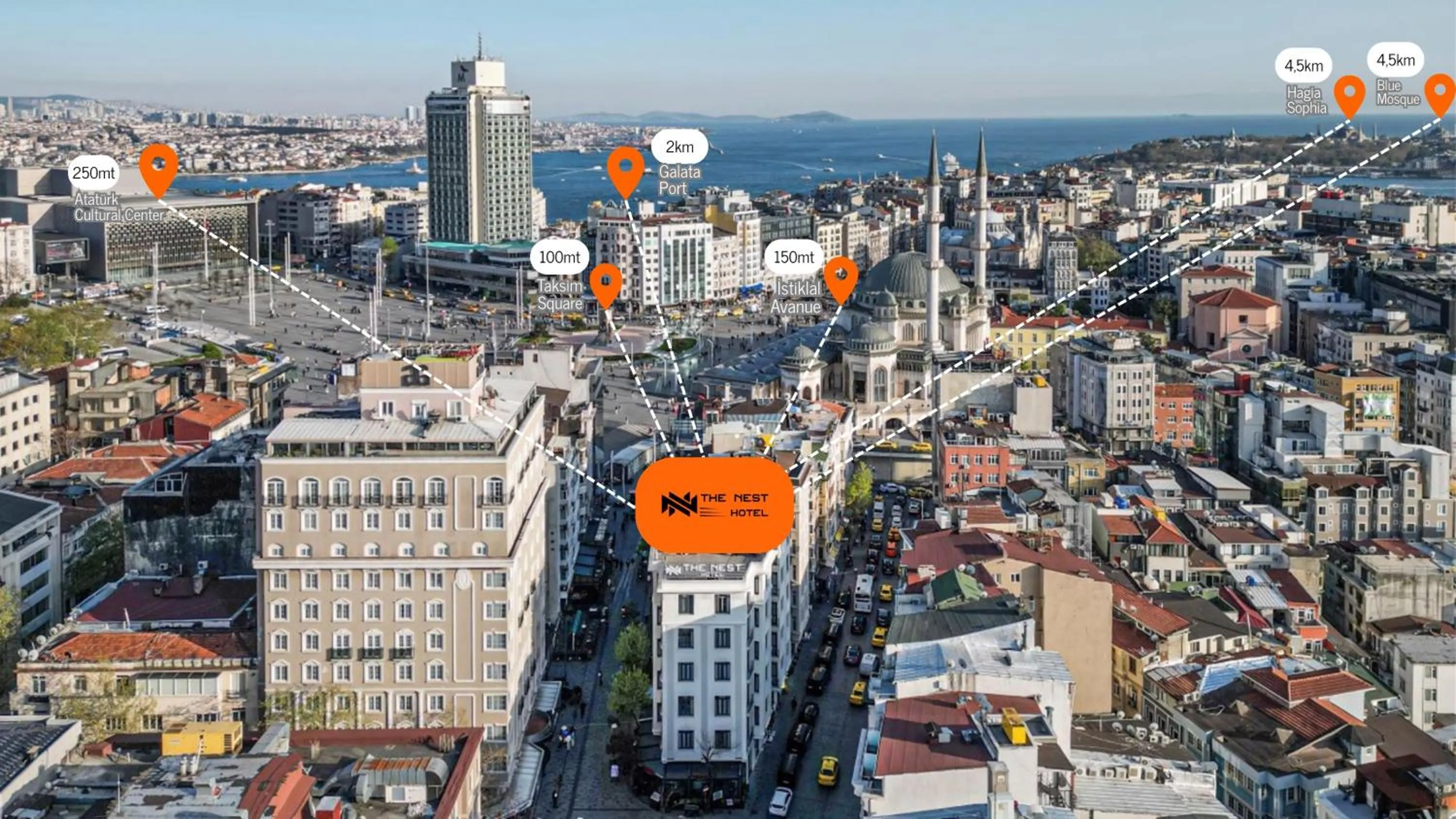 Location in THE NEST HOTEL