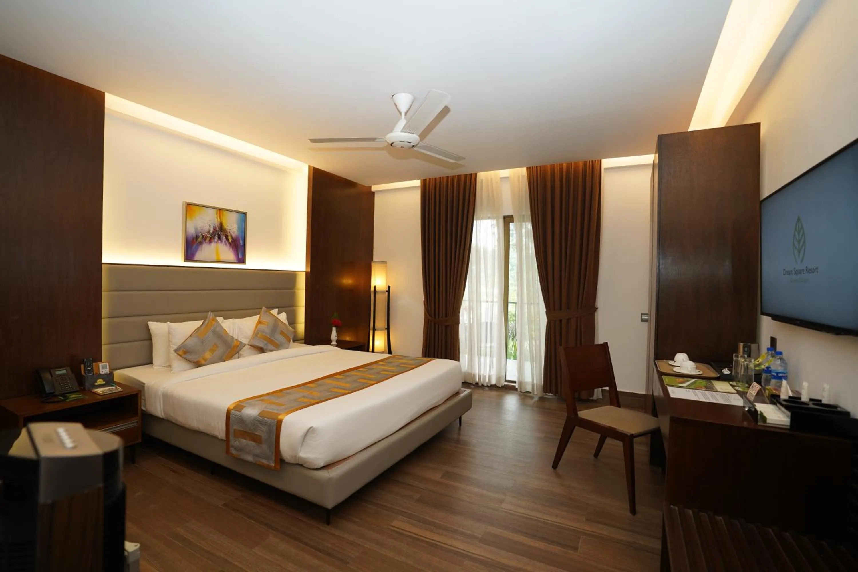 Bed in Dream Square Resort