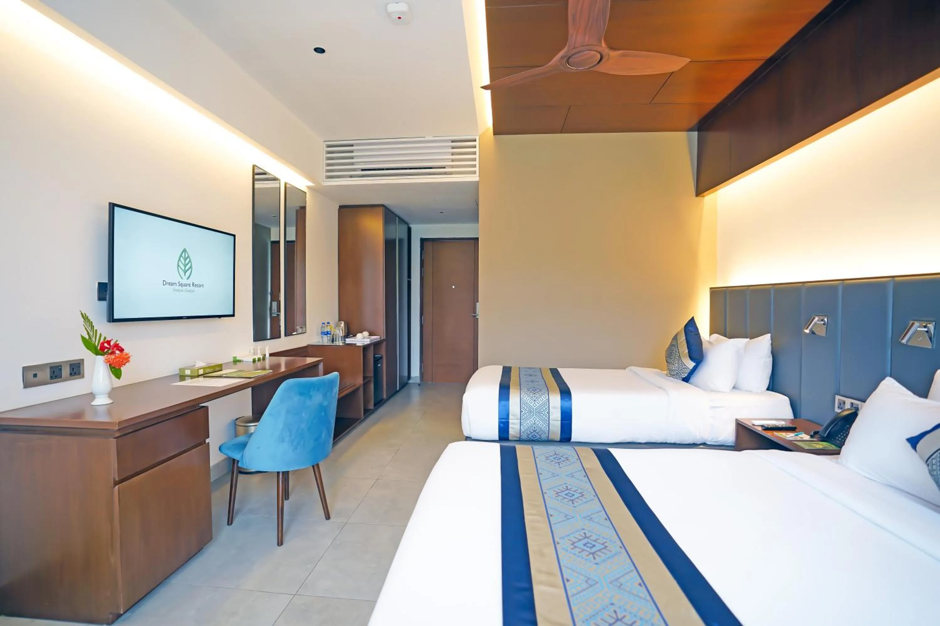 Bed in Dream Square Resort