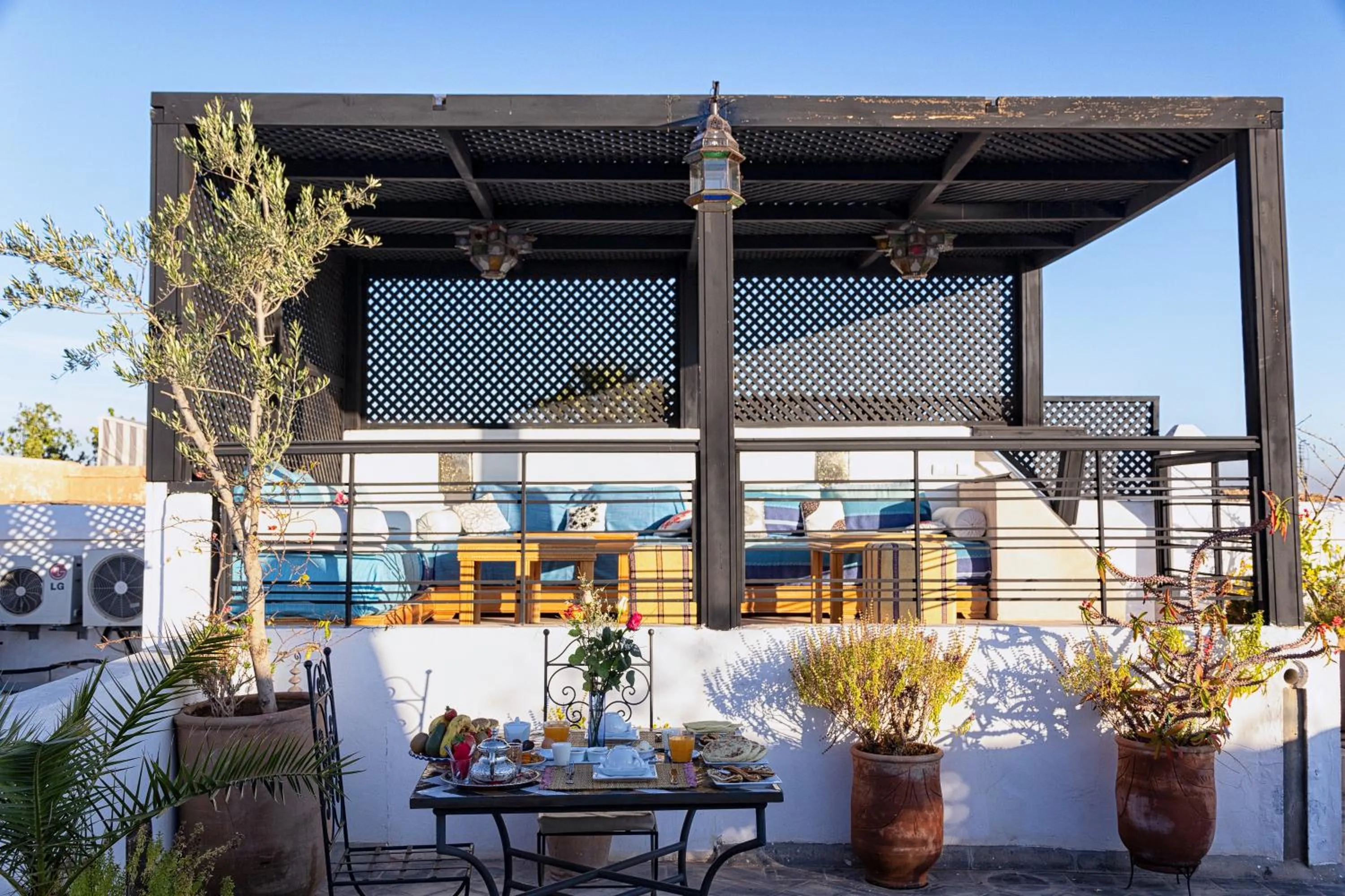 Balcony/Terrace in Riad Sapphire & Spa