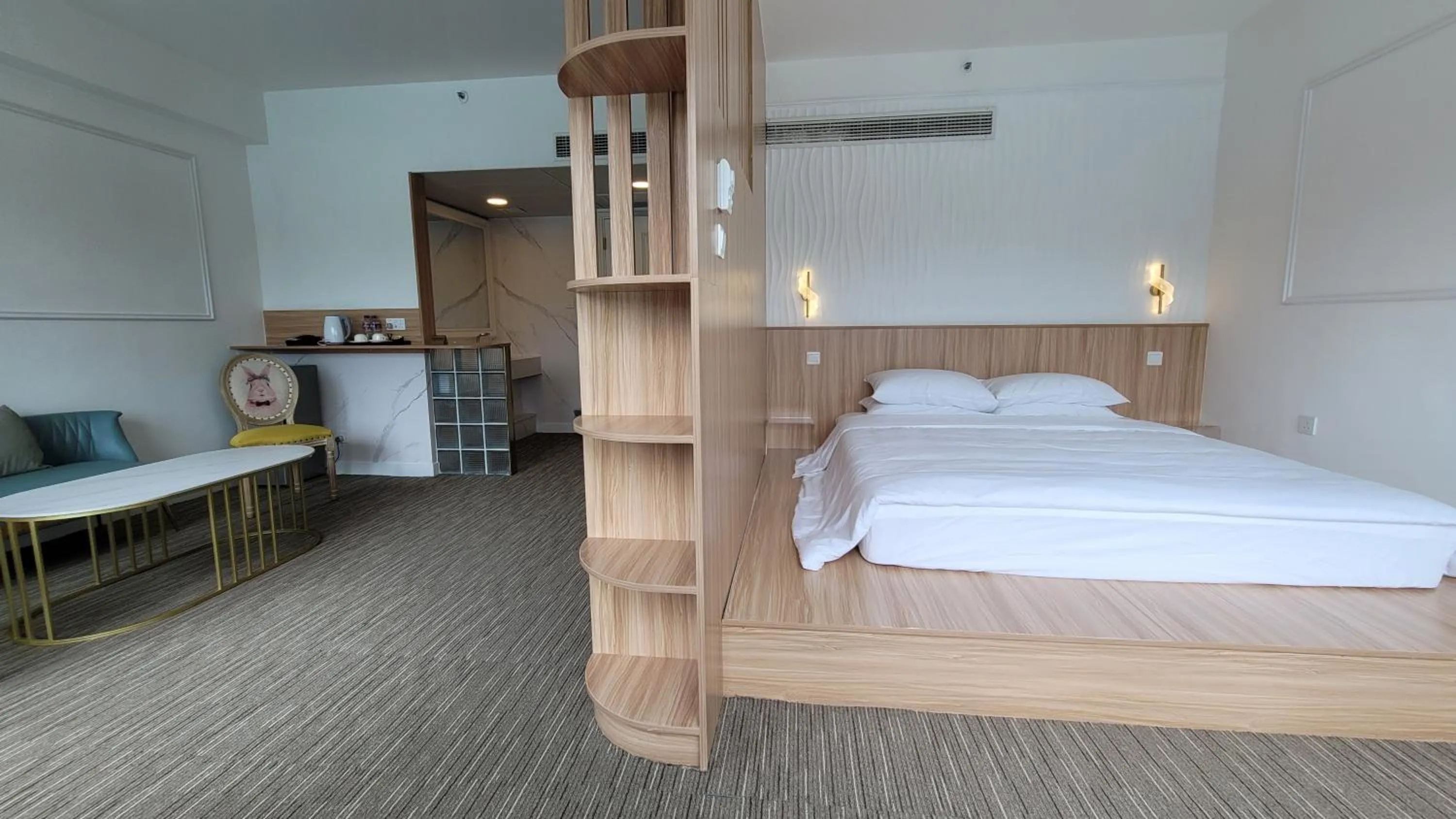 Bed in Grand Bay View Hotel