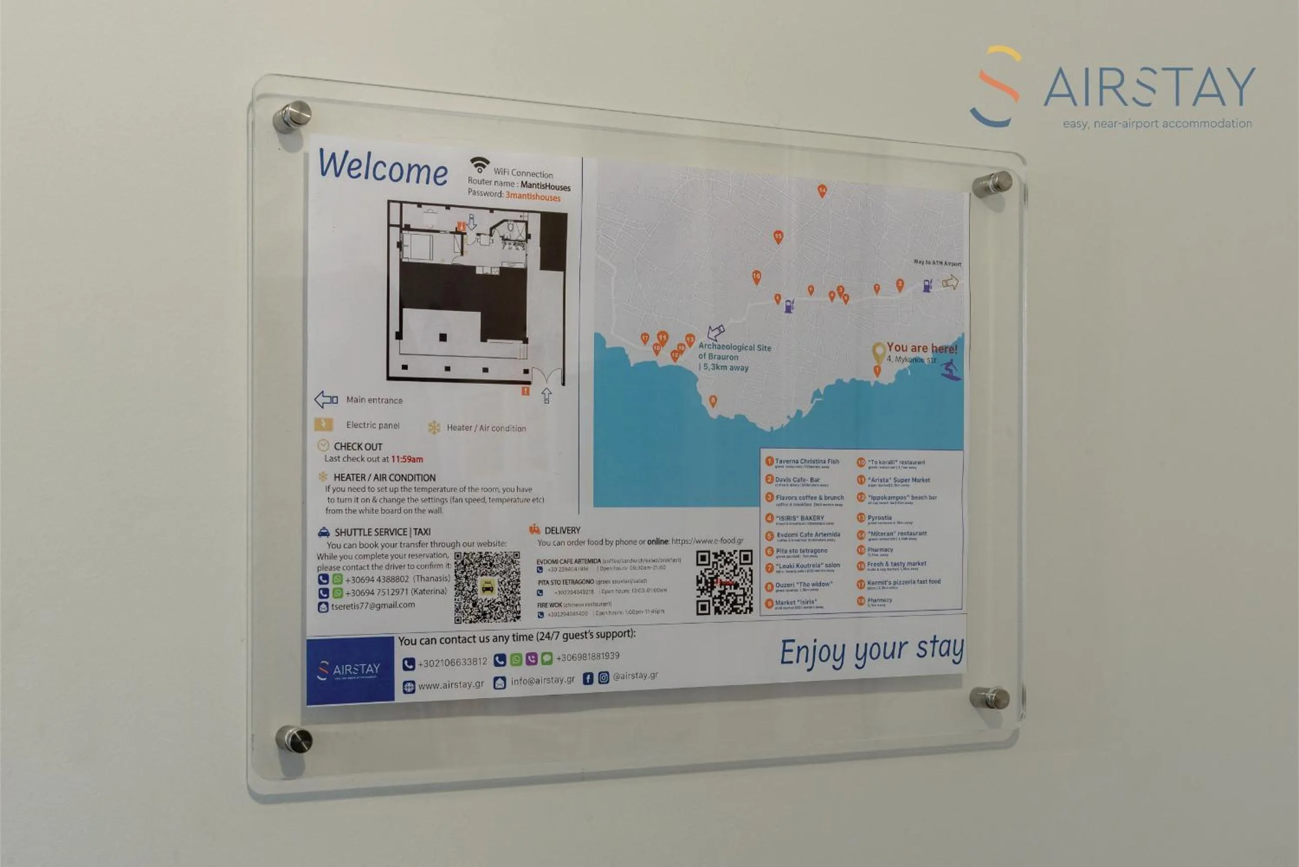 Floor plan in Ryze Apartments Airport by Airstay