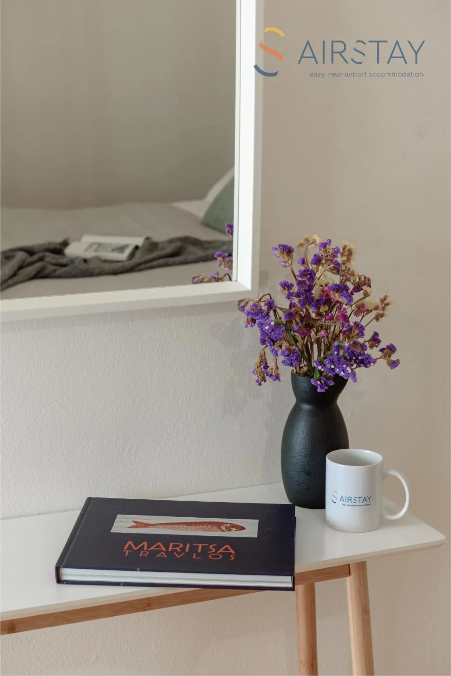 Decorative detail in Ryze Apartments Airport by Airstay