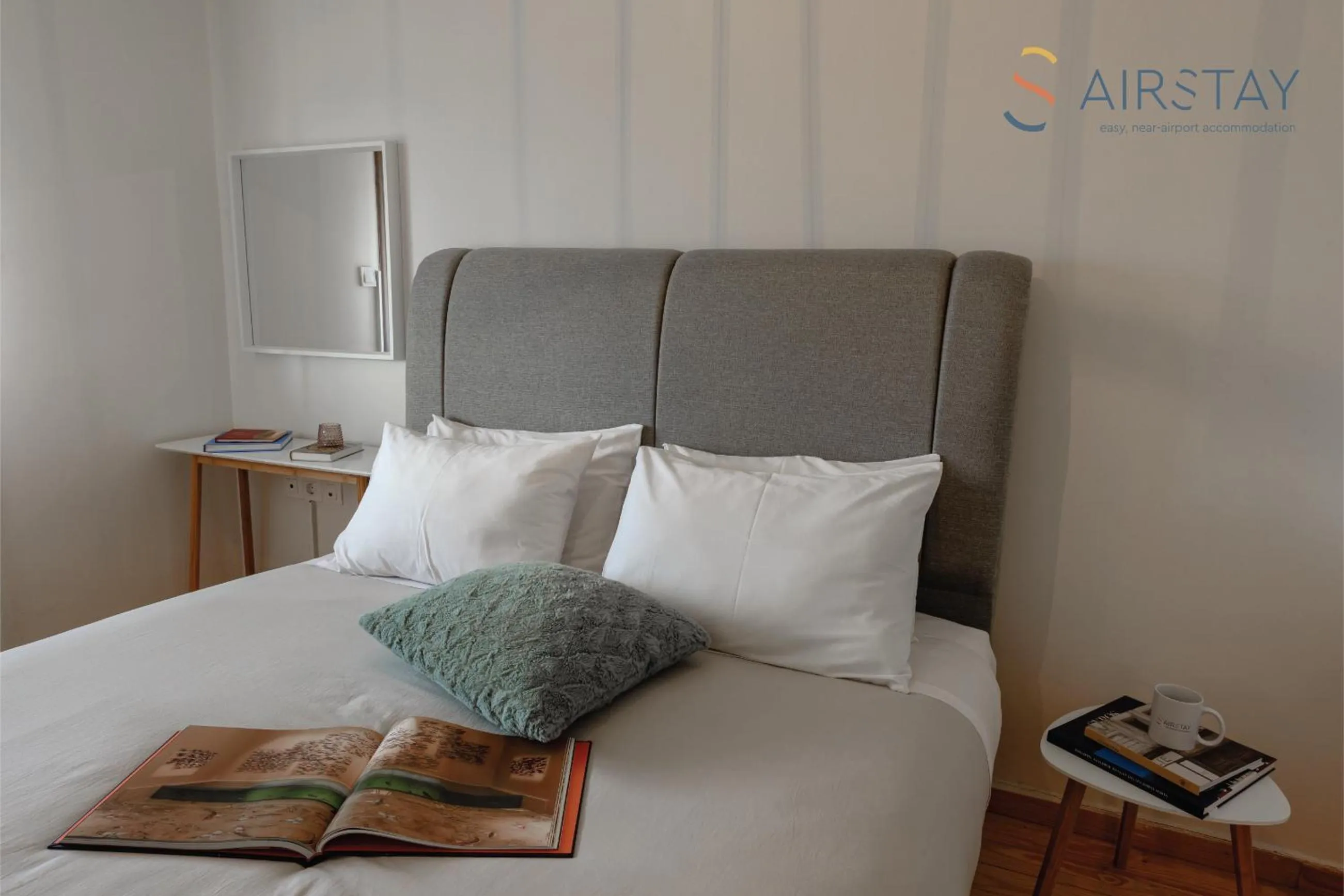 Bed in Ryze Apartments Airport by Airstay