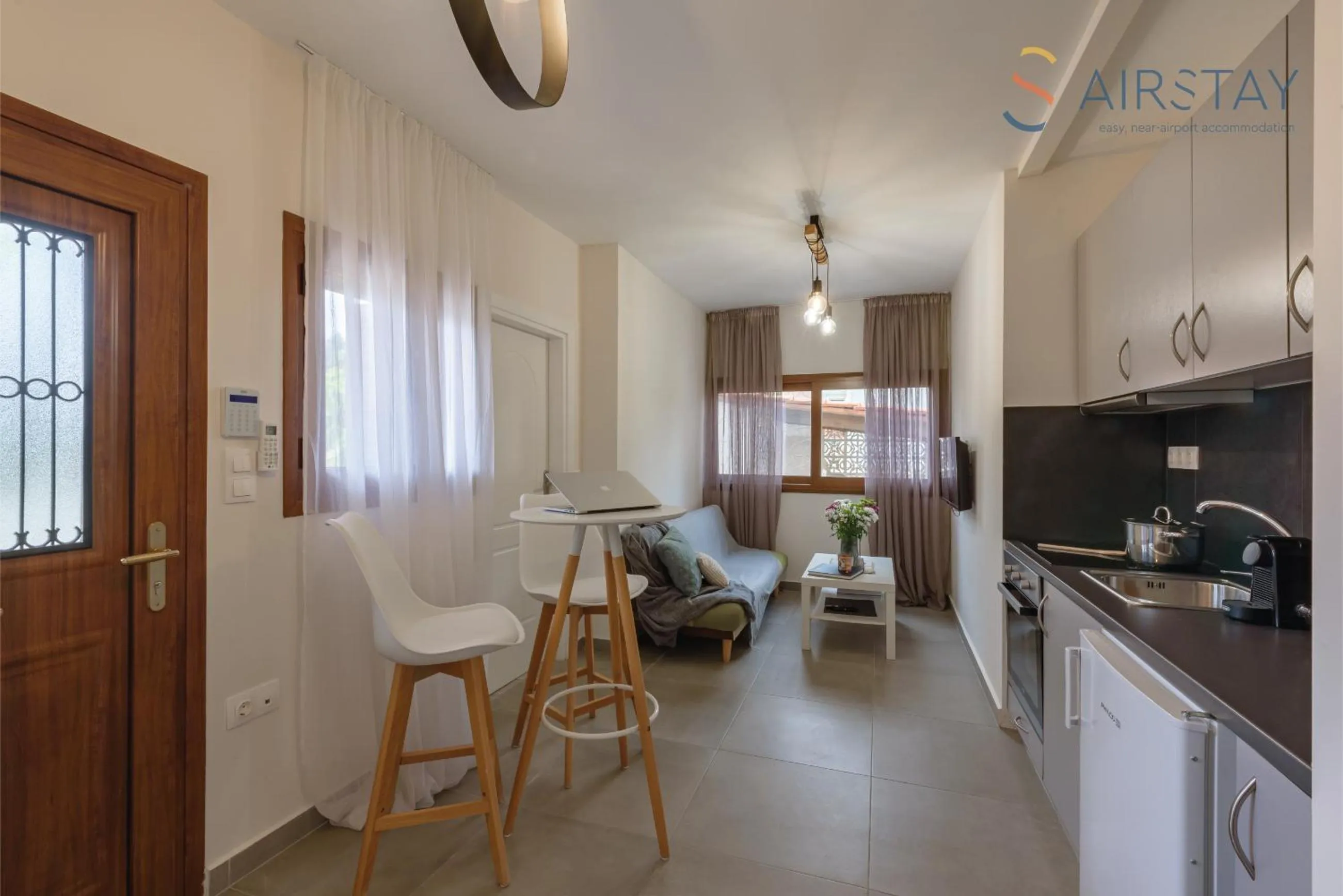 Living room in Ryze Apartments Airport by Airstay