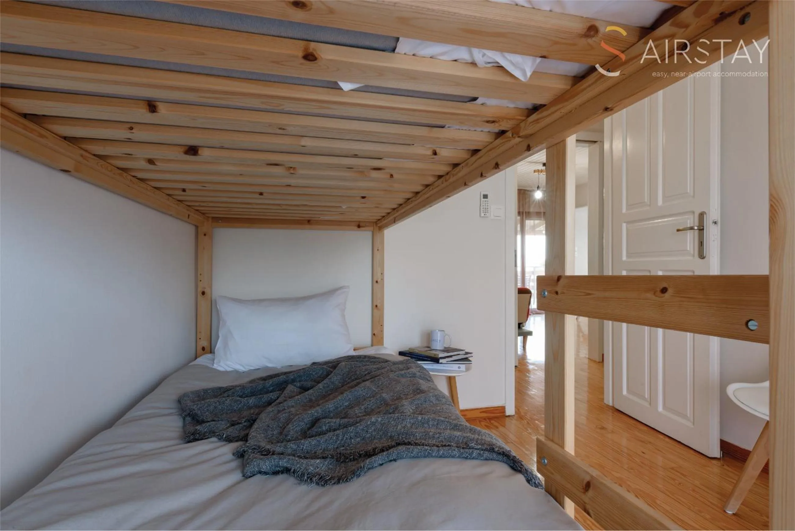 bunk bed in Ryze Apartments Airport by Airstay