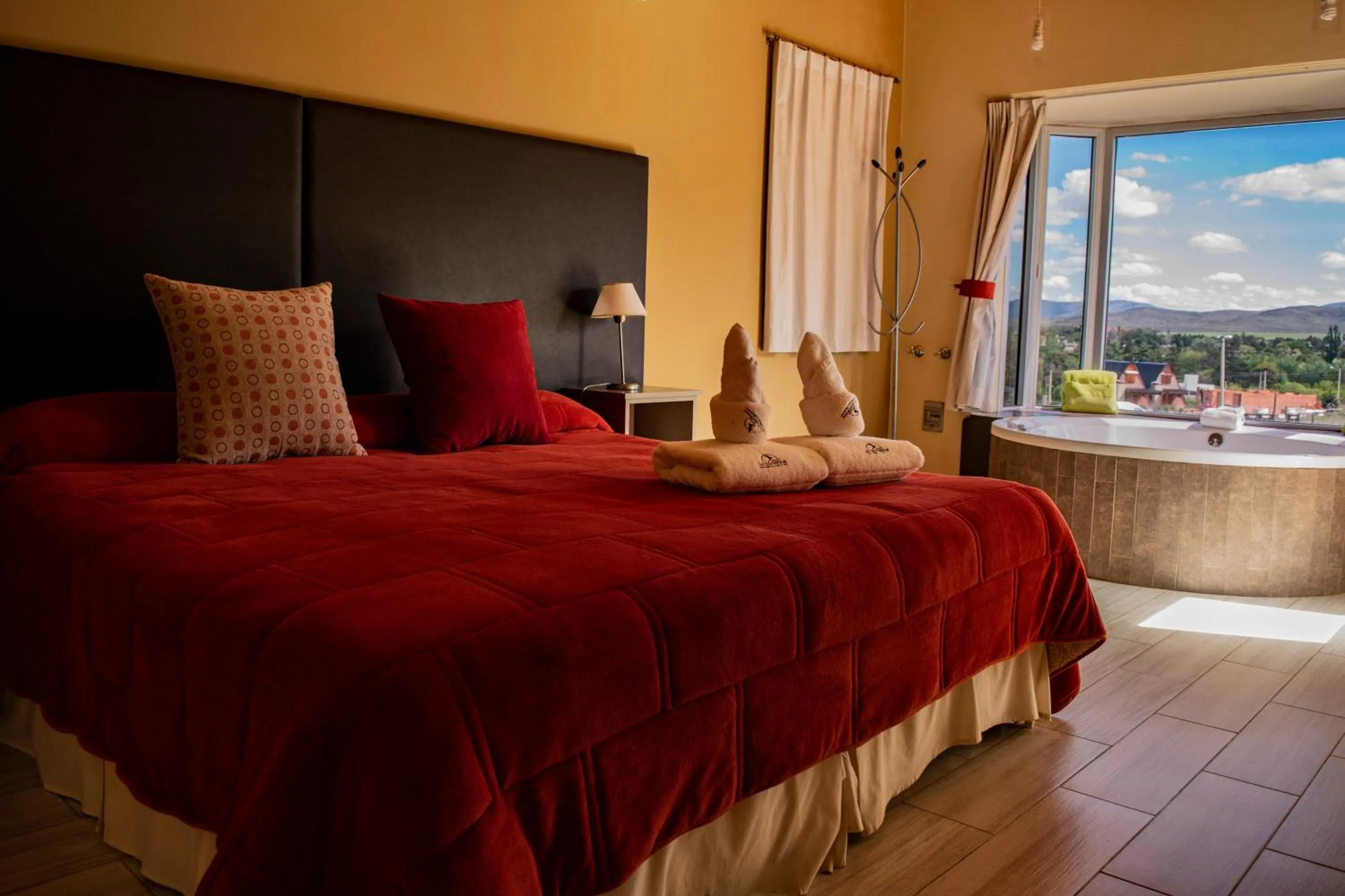 Bed in Posada y spa Las Golondrinas